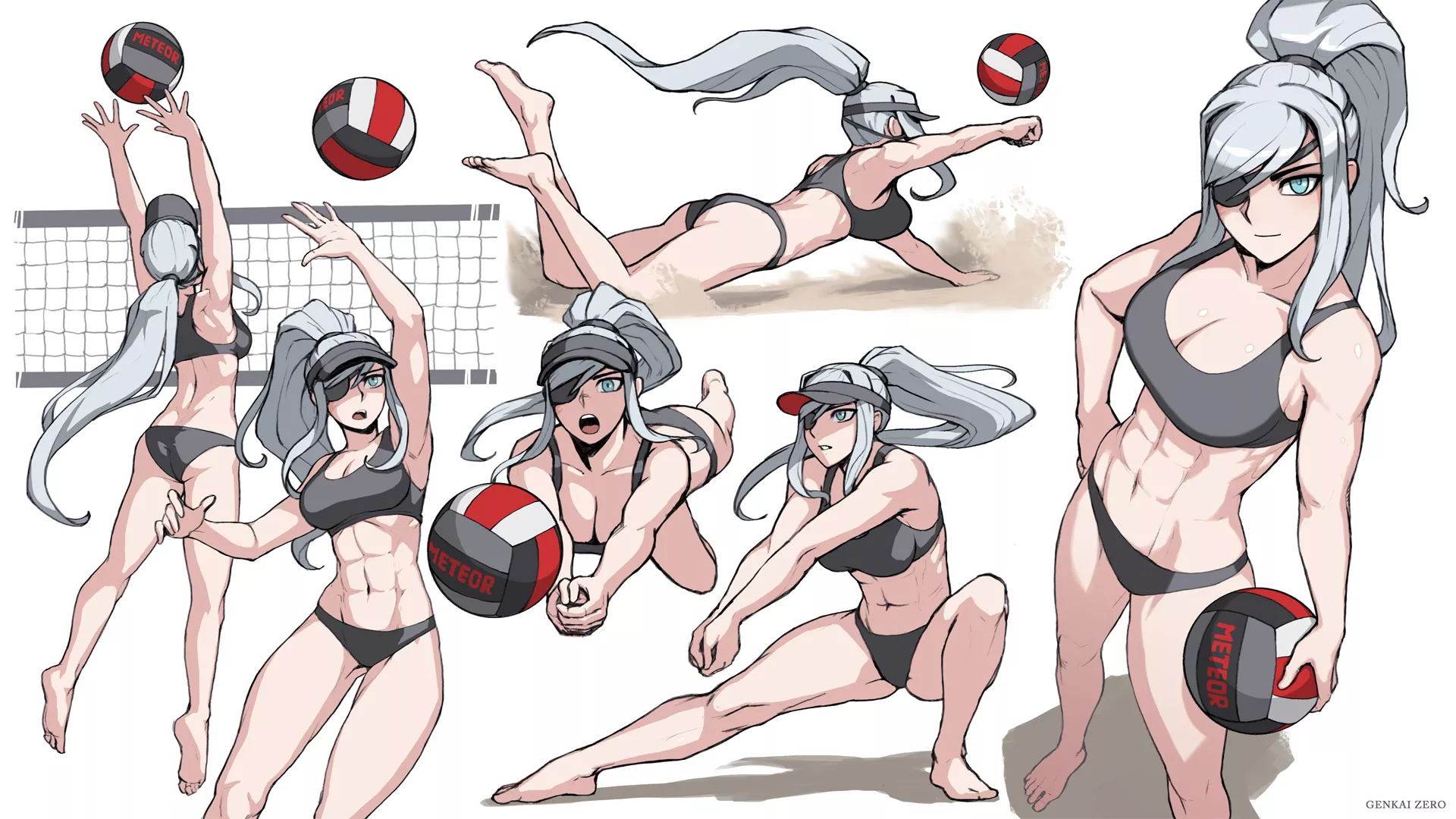 Valestina Playing Volleyball! posted by ForerunnerAI10