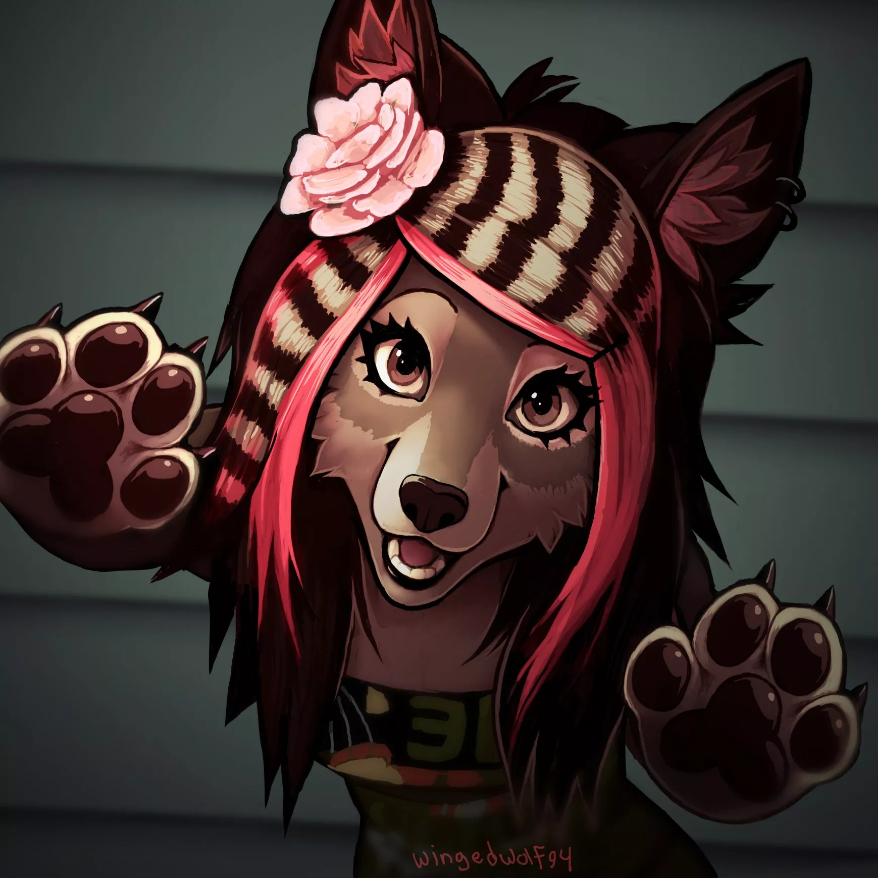 Vanna Venom has a furry ( By Wingedwolf94 ) posted by Watreo