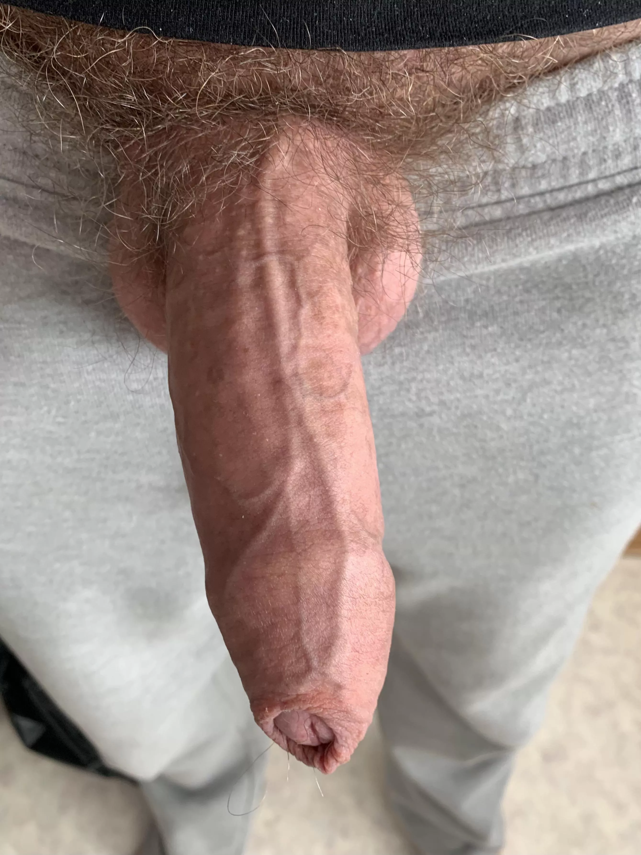 Veiny untrimmed uncut semi posted by package7