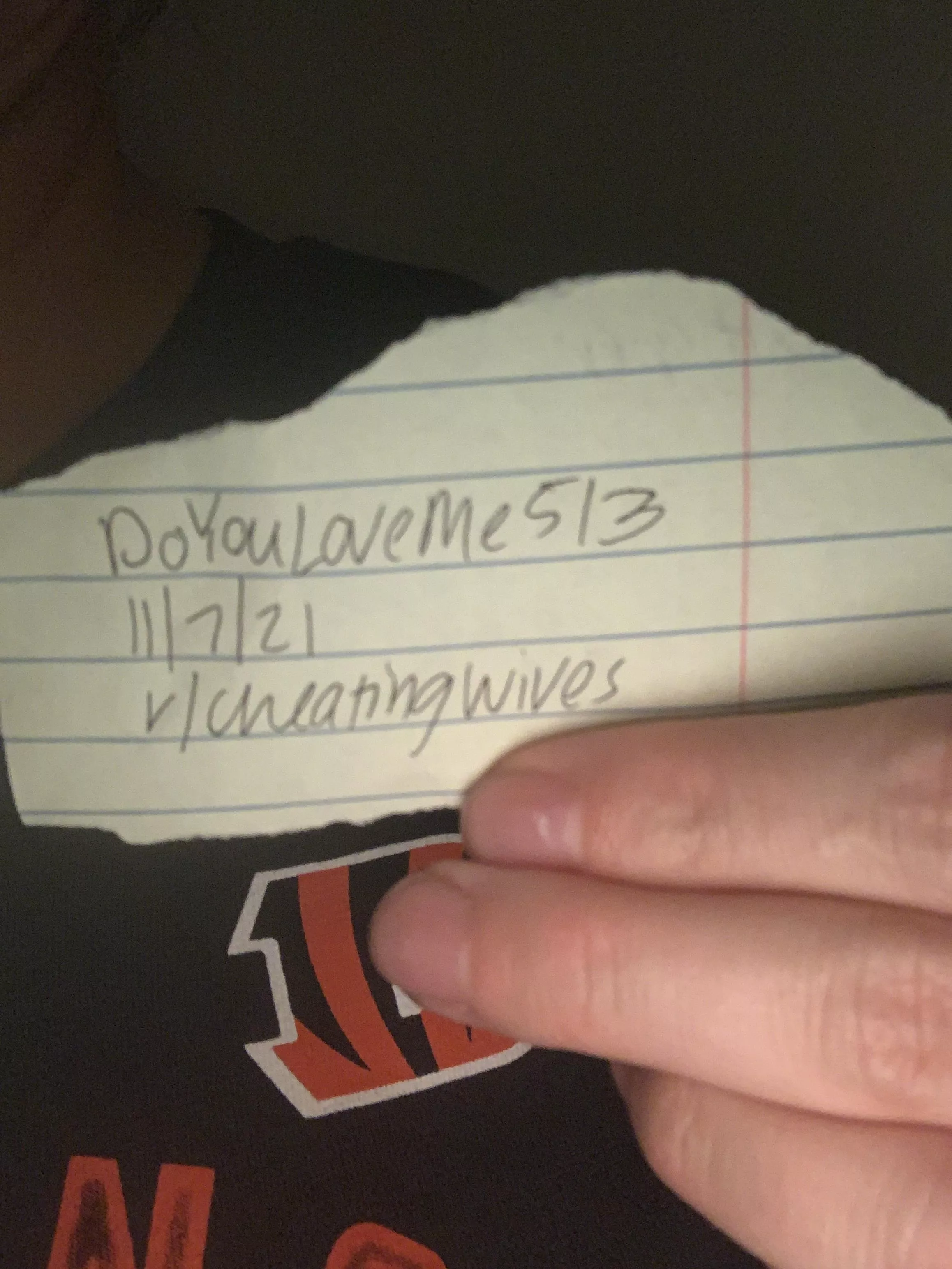 Verification posted by DoYouLoveMe513