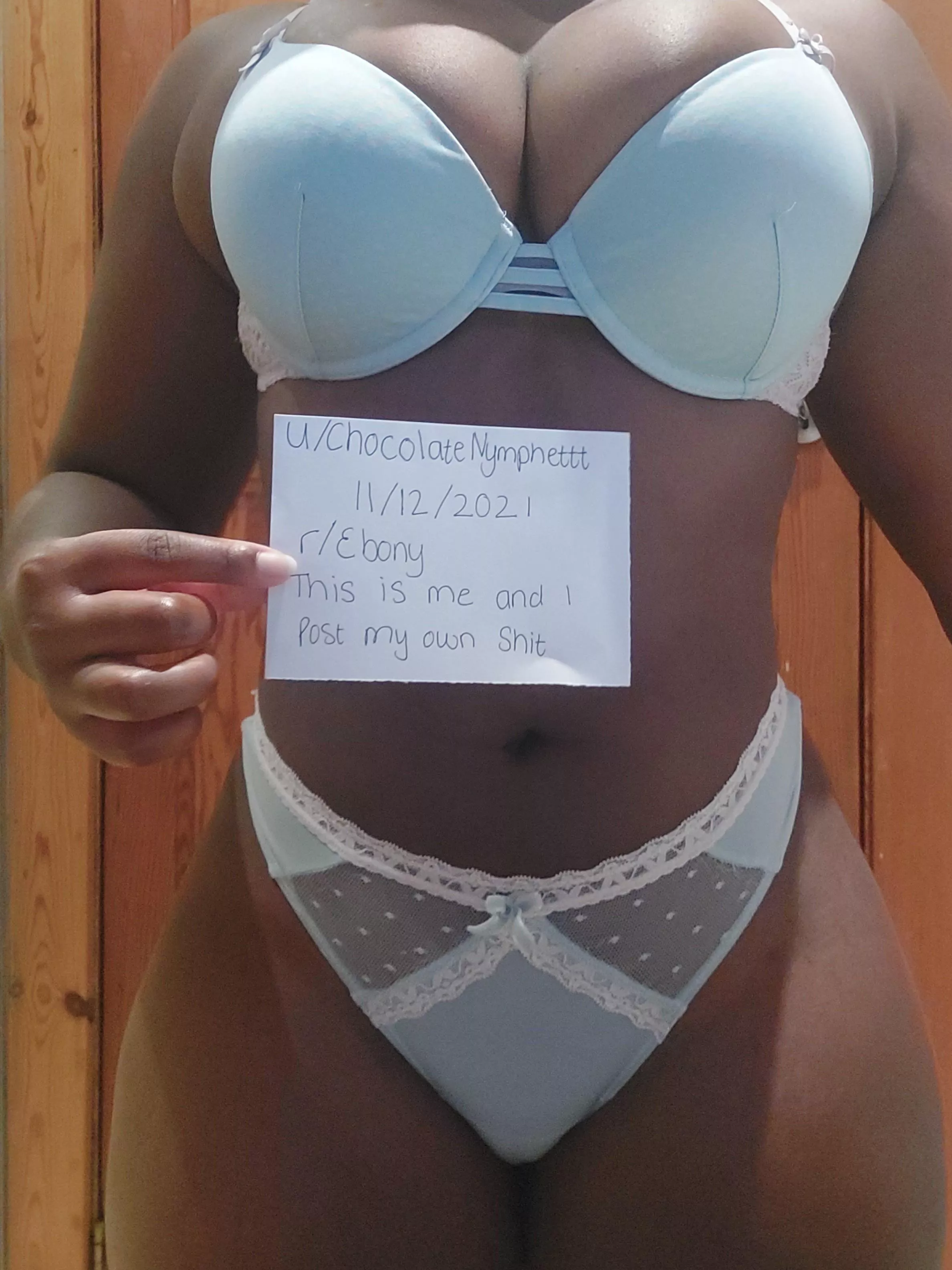 Verification:) posted by ChocolateNymphettt