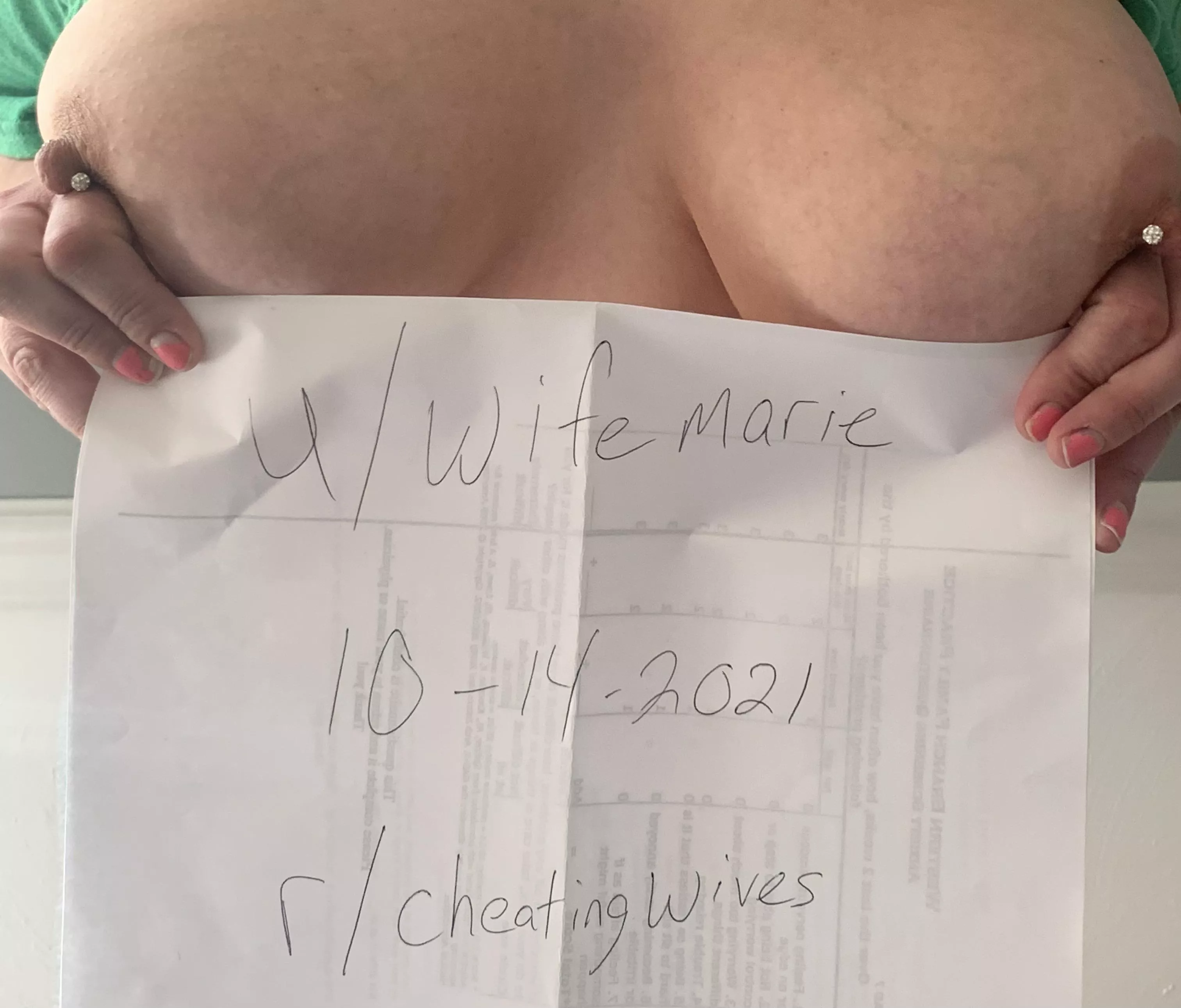 Verify me please! posted by wifemarie