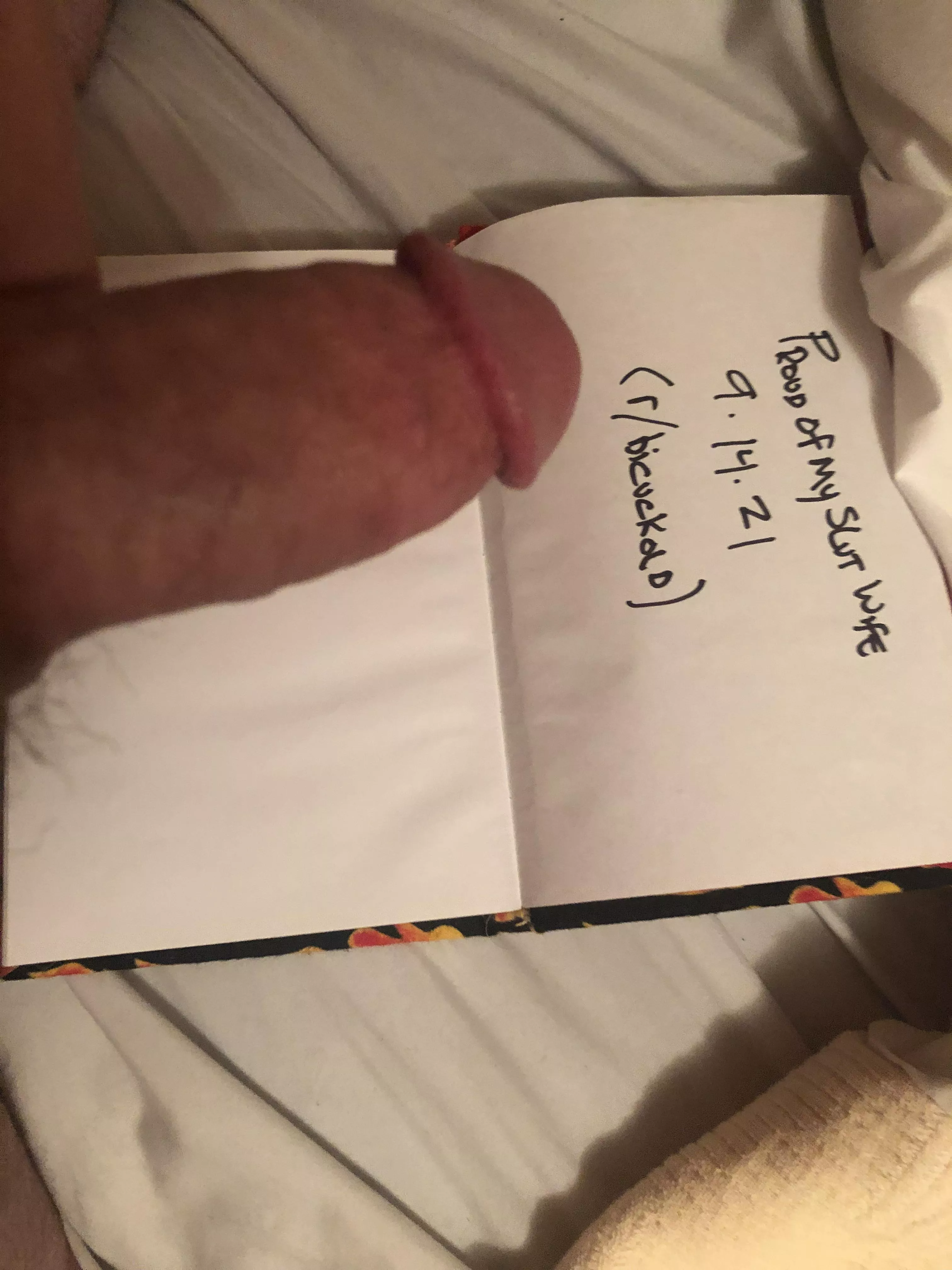 Verify please! posted by proudofmyslutwife