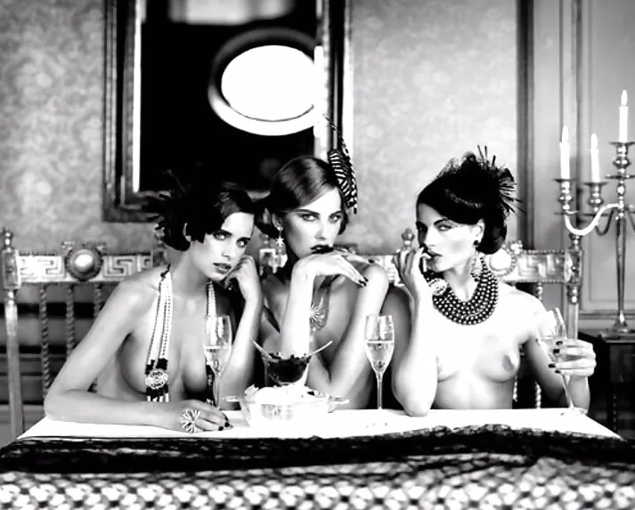 Vintage style champagne ladies posted by Chaturbater1