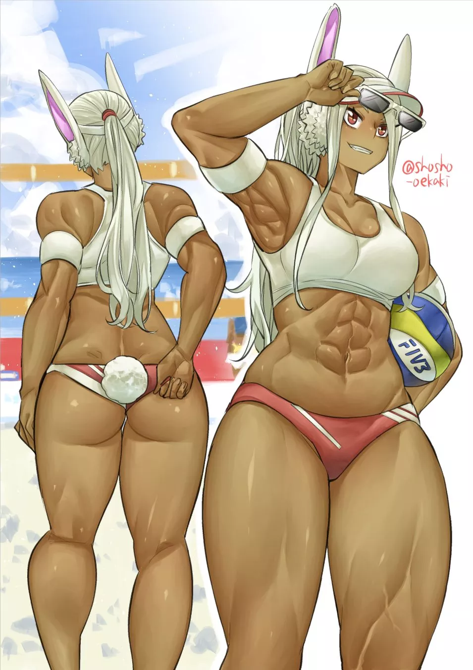 Volleyball Miruko (shosho oekaki) [My Hero Academia] posted by Kuro-Oji