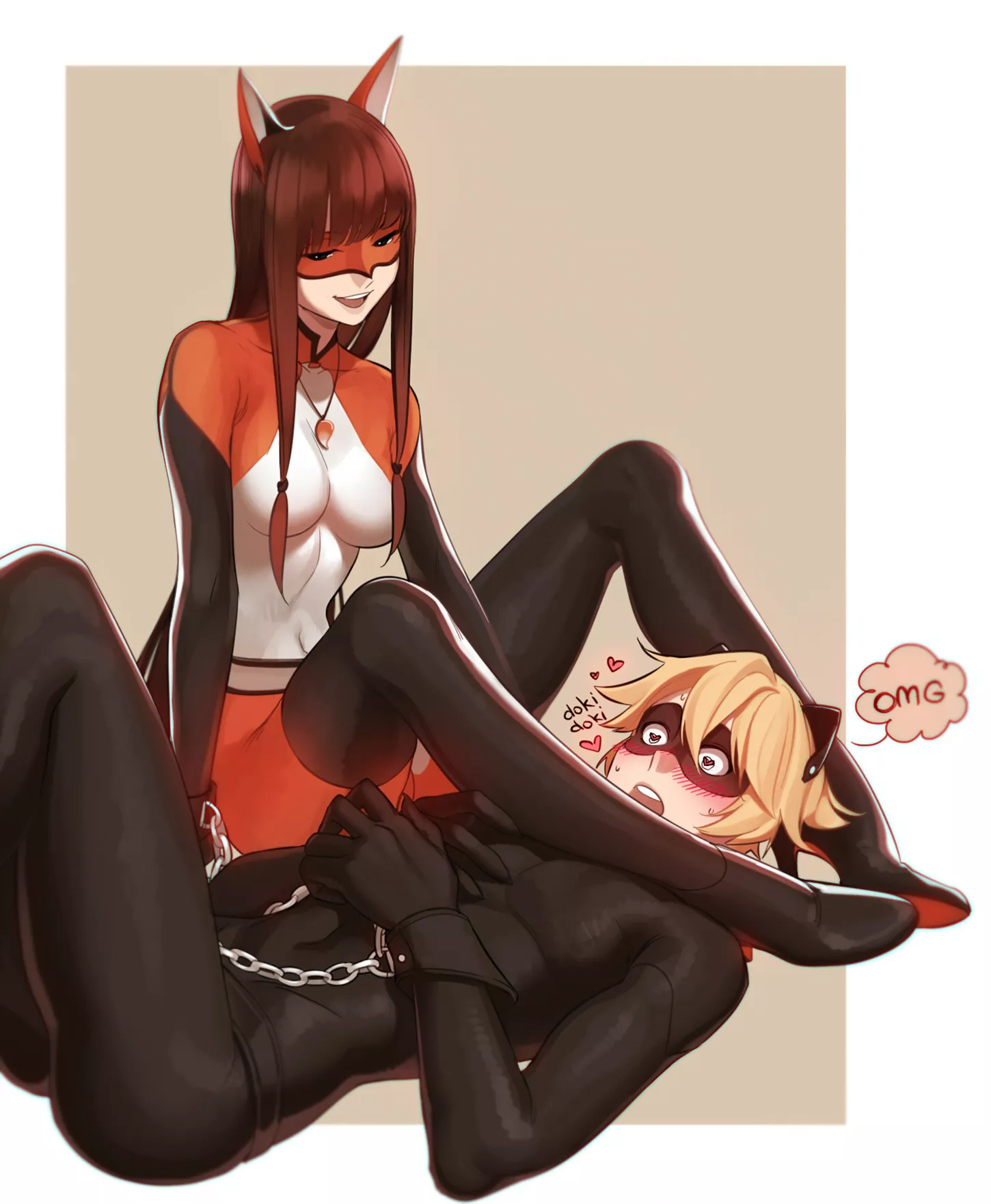 Volpina Vs Cat Noir (Aconitea) [Miraculous Ladybug] posted by sequence_string