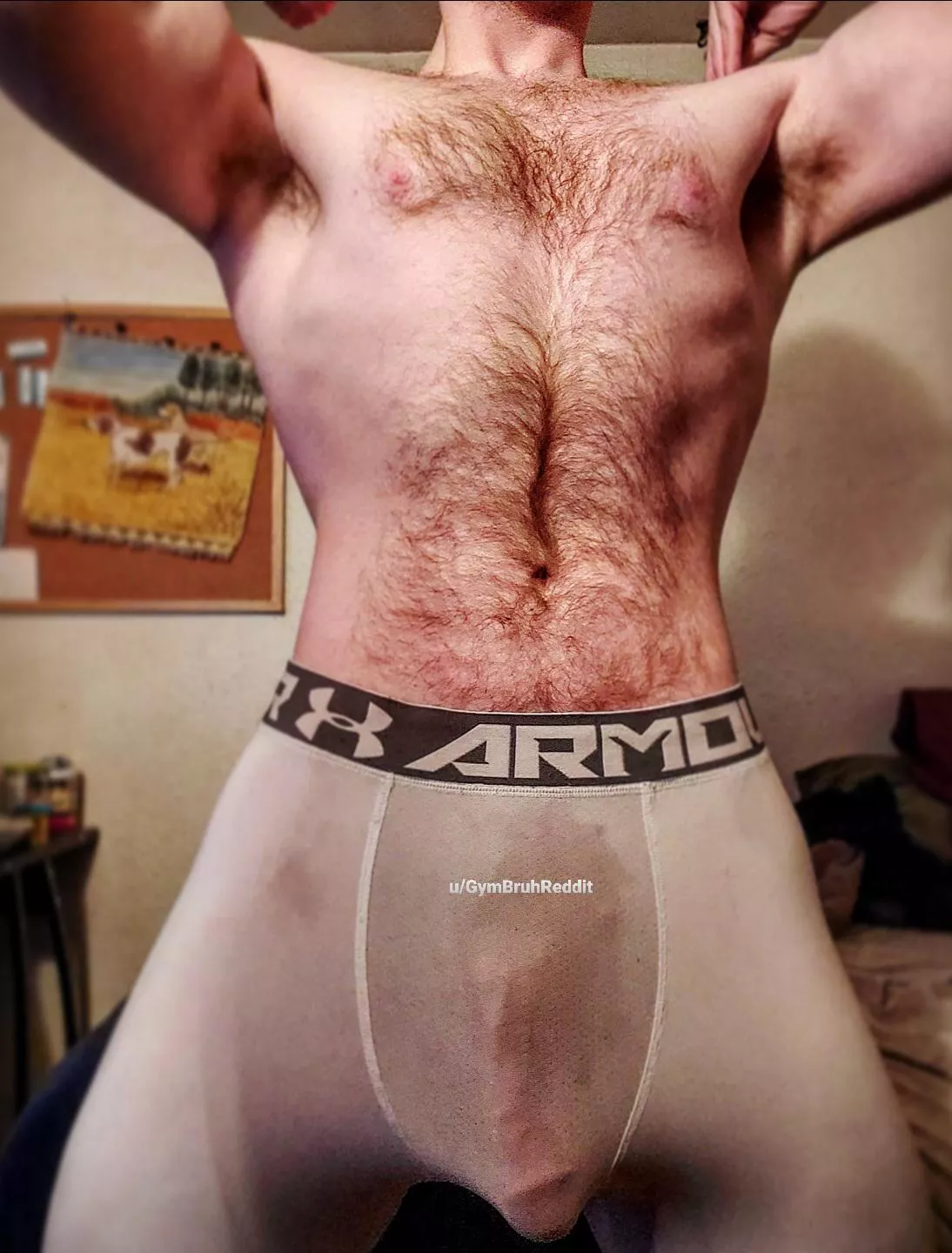 ⬆️vote if you'd be okay with me shoving your face into my sweaty pits and crotch after my workout this morning 💦🥵 posted by camran123