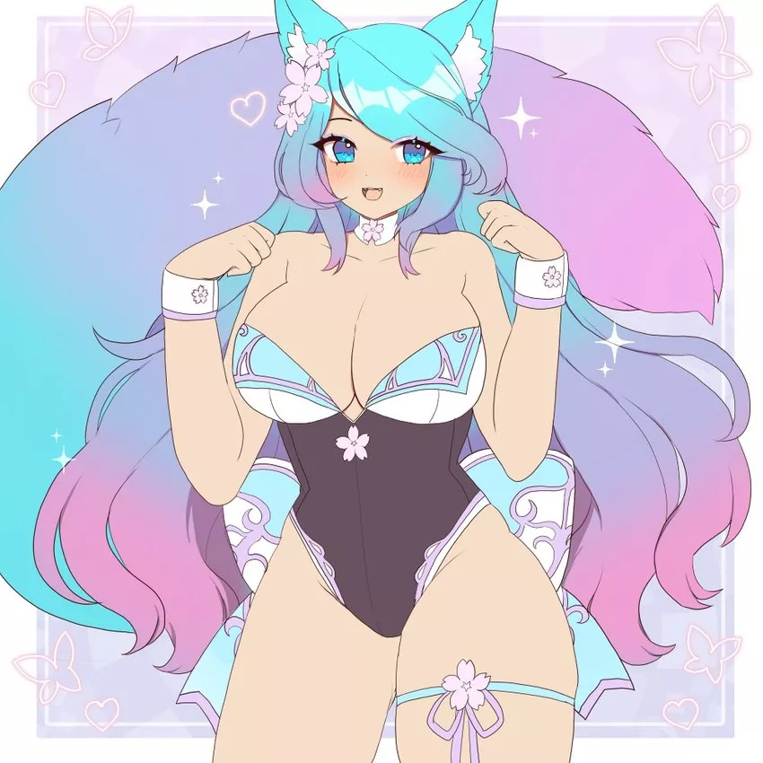 [Vshojo] Silvervale with the thicc bunny outfit posted by [deleted]