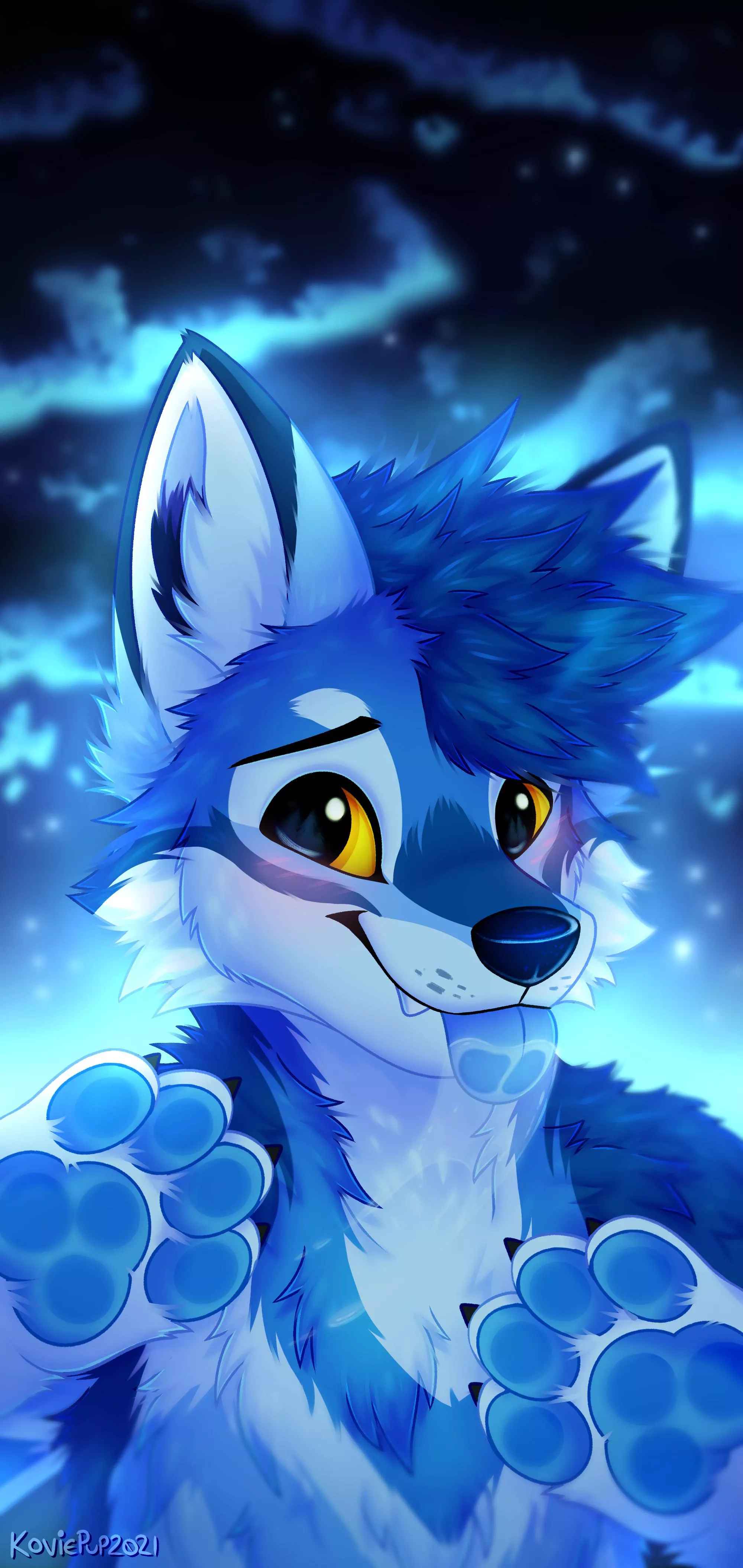 Vyrn 💫 (art by me: KoviePup) posted by Kovied