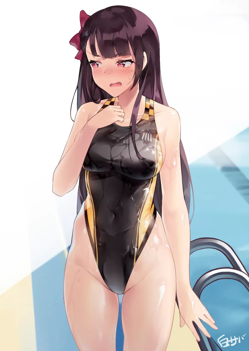 WA2000 Competition Swimsuit (Shirosaba ) [Girls' Frontline] posted by sequence_string