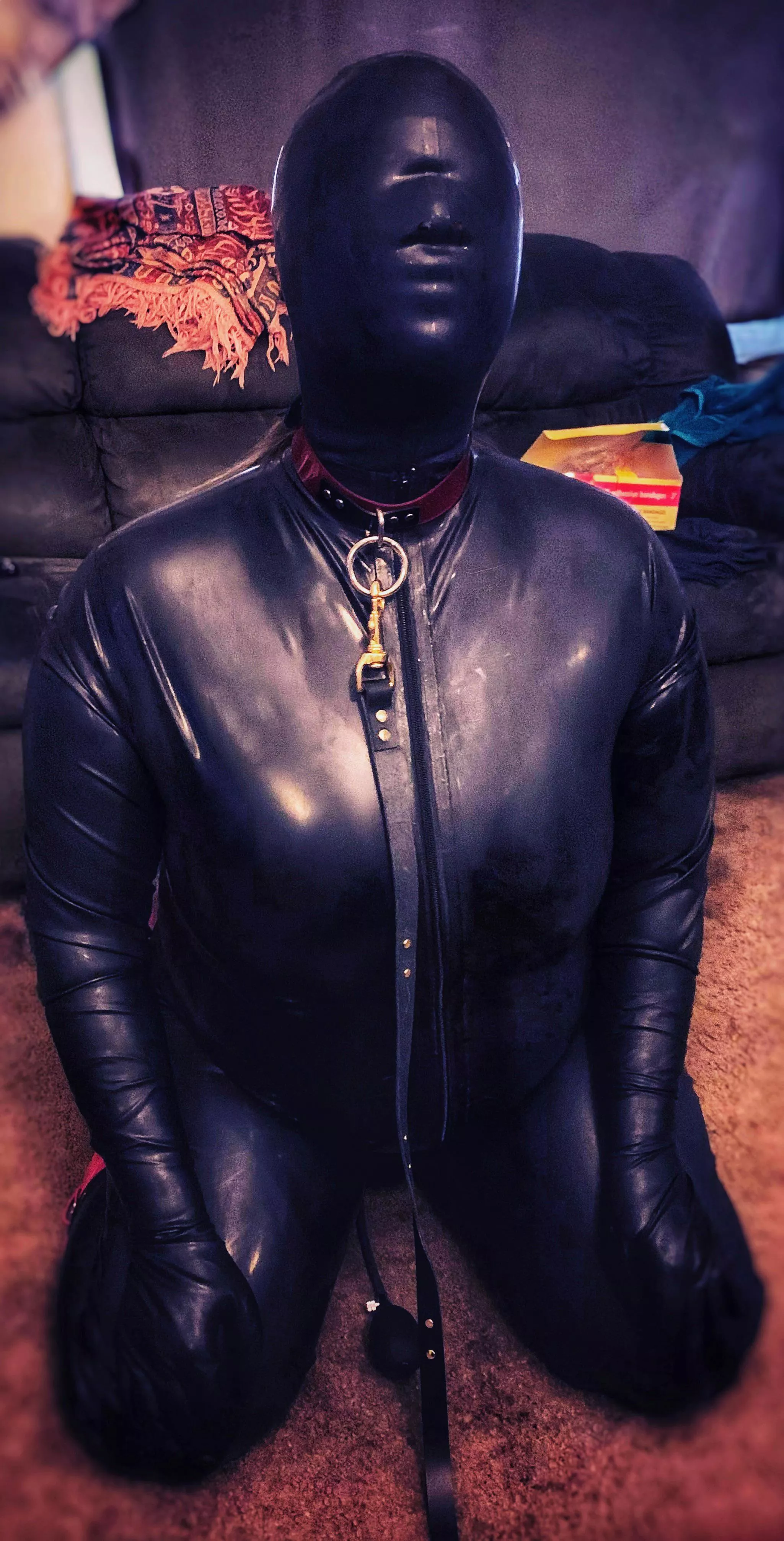 Waiting for you to take my leash posted by chaosbondage