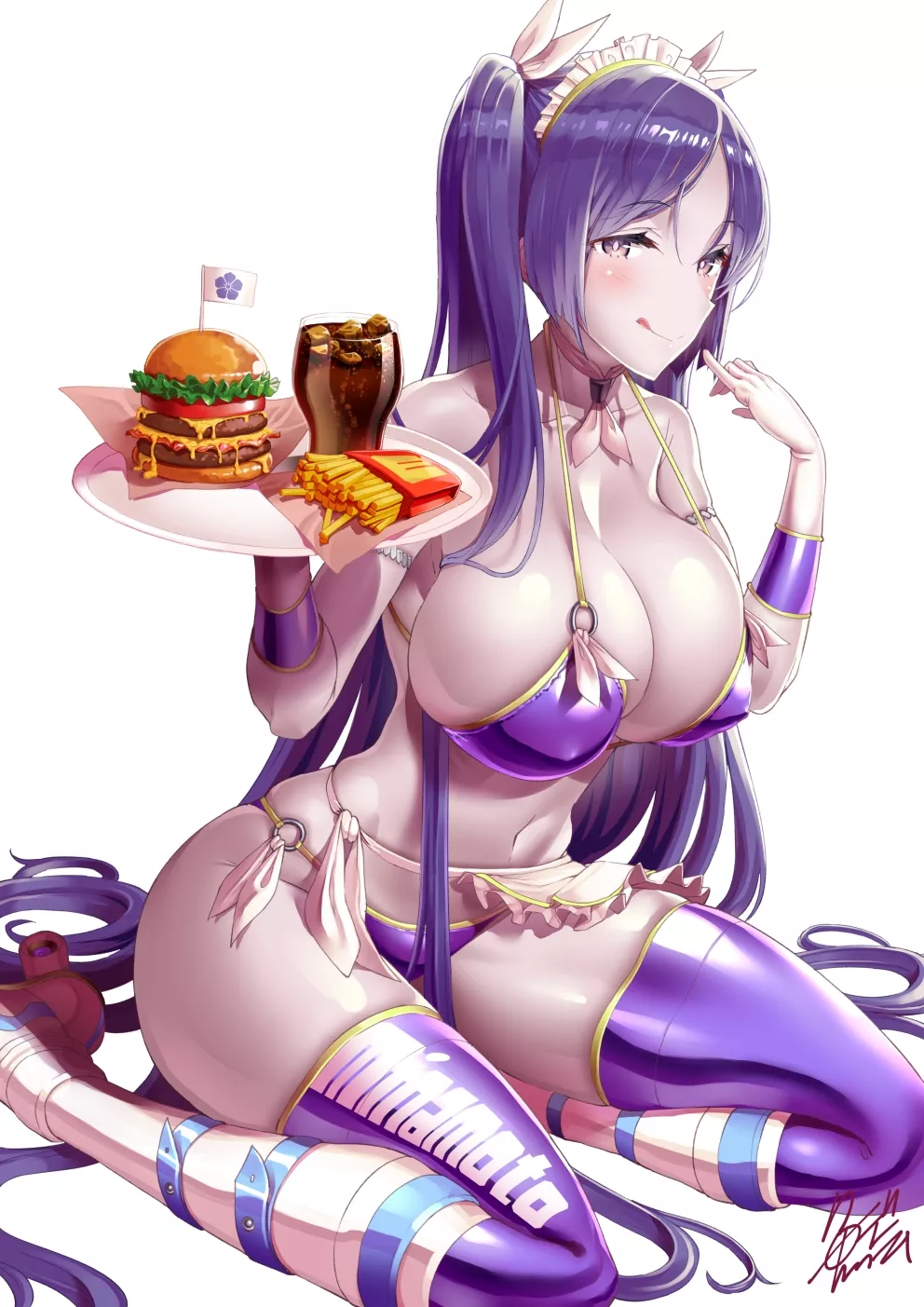 Waitress Raikou posted by CheetahSperm18