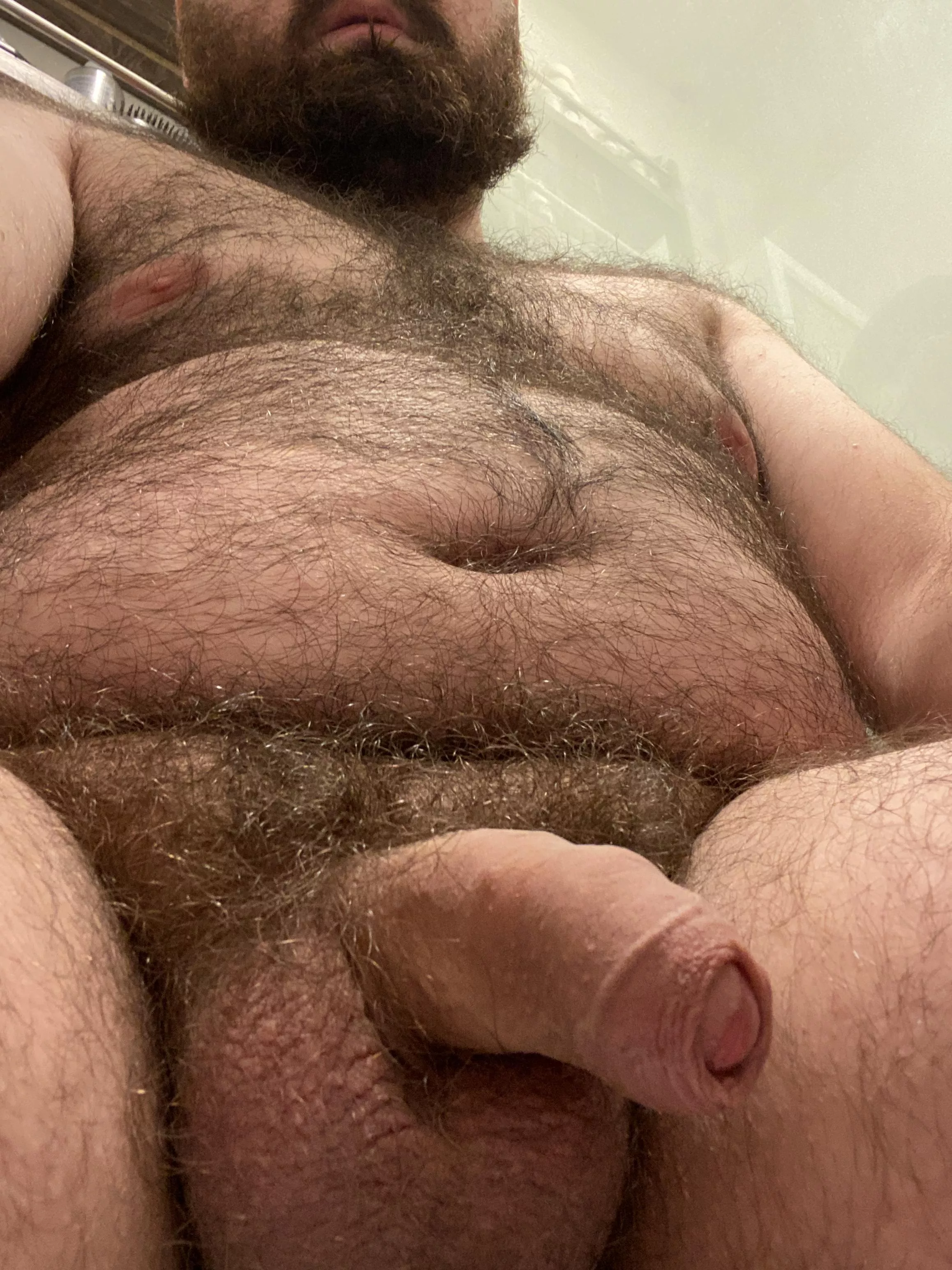 Wanna cum shower with me? Or we should get a bit dirtier before? 😏😈🐻 posted by beardnhairy