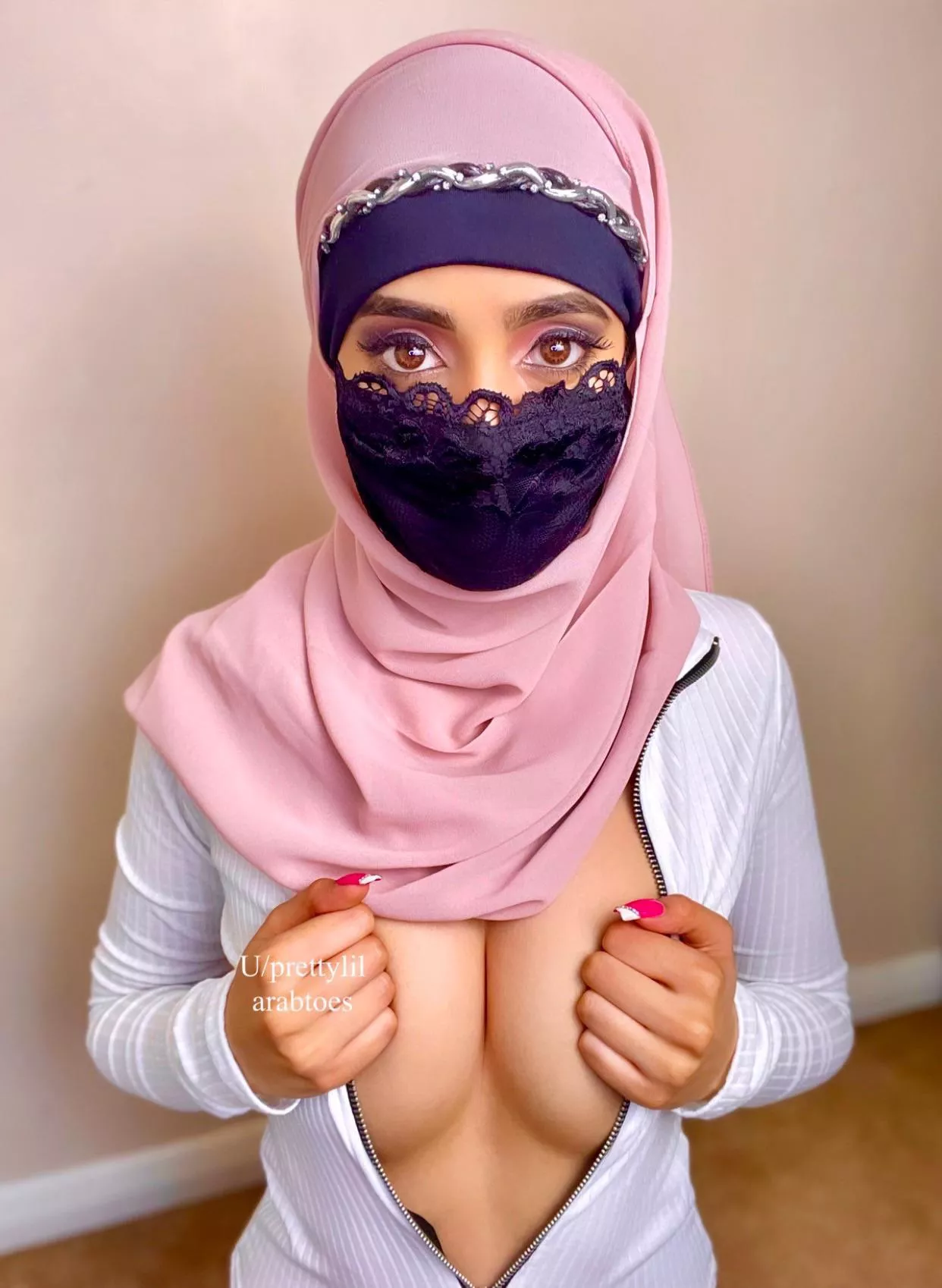 Wanna fuck the innocence out of me habibi?😈 posted by prettylilarabtoes