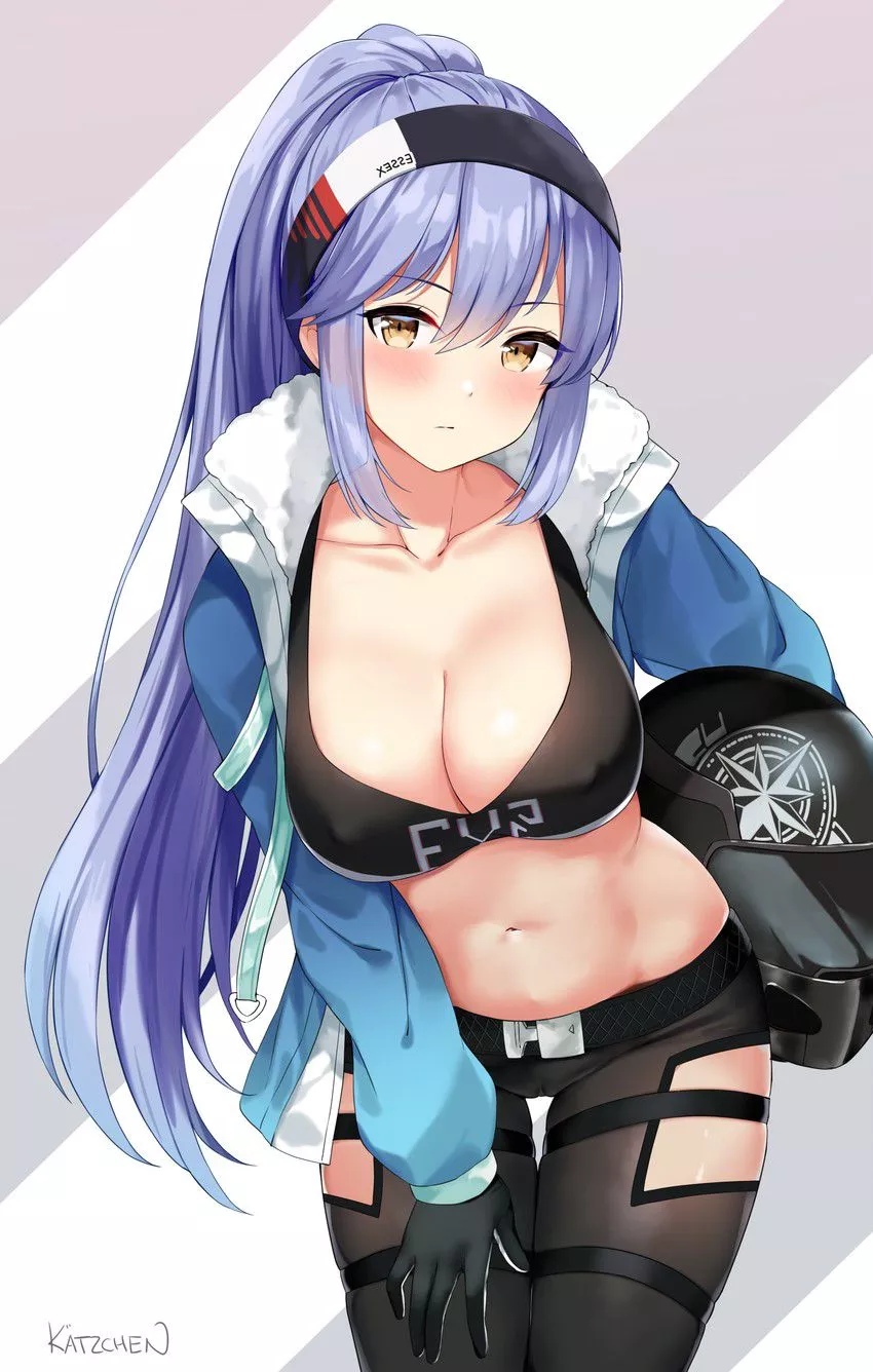 Wanna Go For A Drive, Commander?~ðŸ’™ (USS Essex, Azur Lane Eagle Union Faction) posted by Ras_Elclare