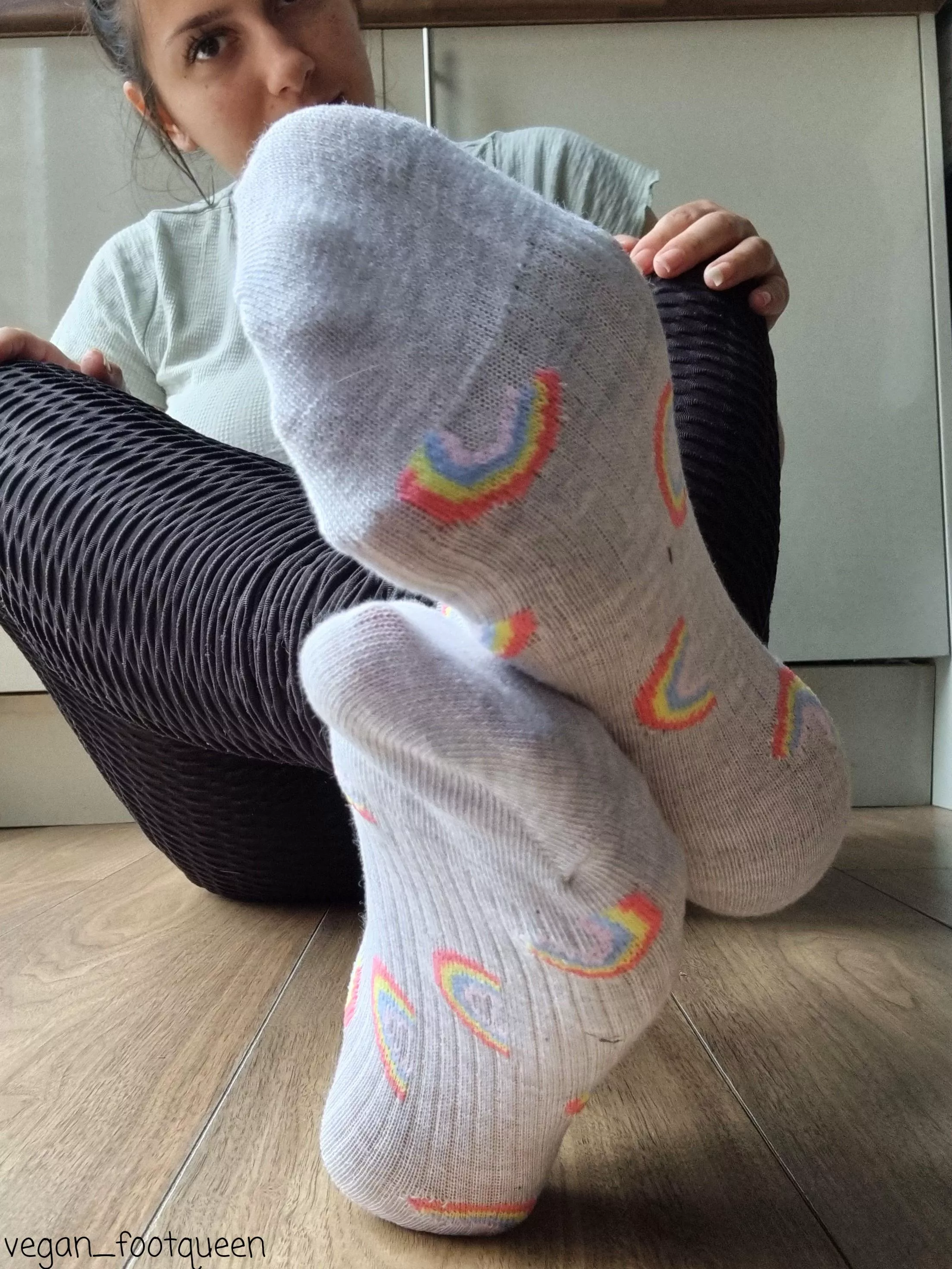 🌈 🧦 want to have a feel? posted by Veganfootqueen