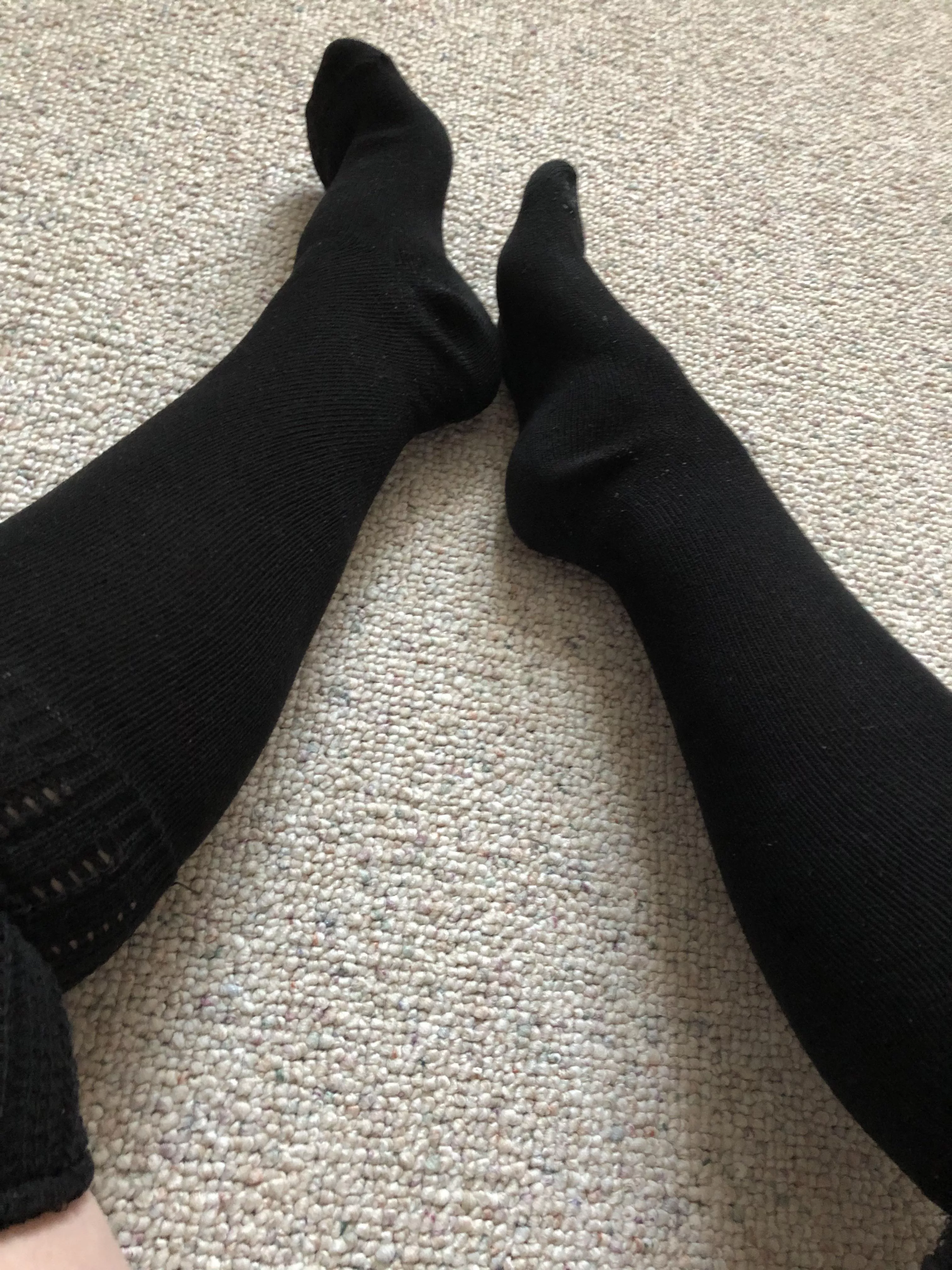 Want to take off my black socks? (F) posted by CupcakeTootsie