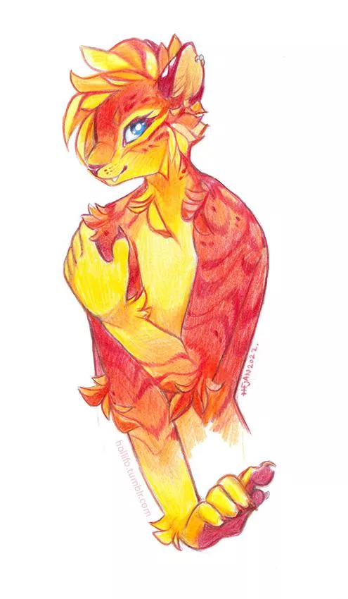 Warm Up | Colouring Pencils (OC) posted by Hollifo