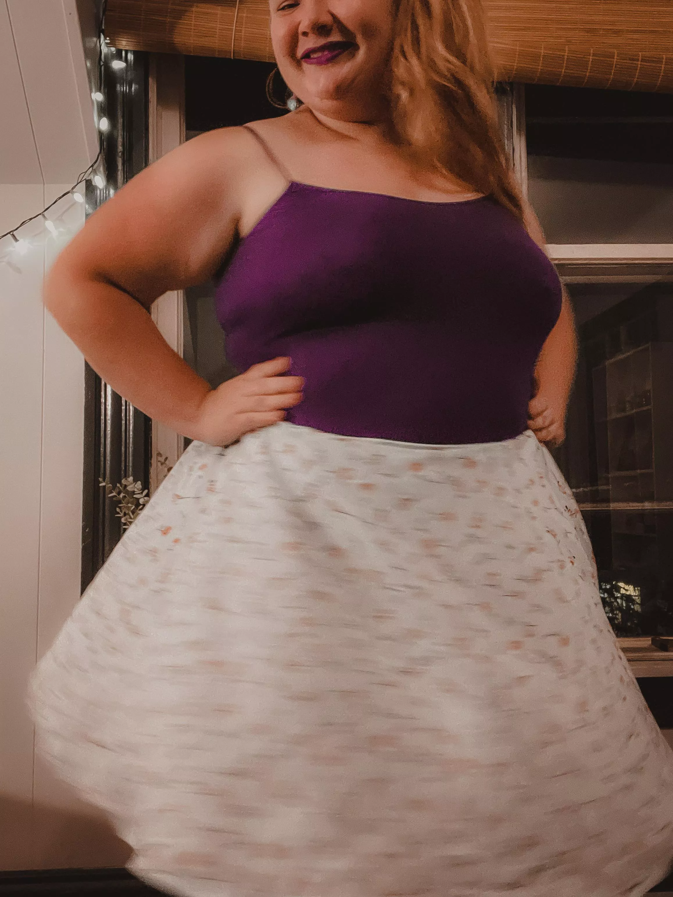 Was feeling down. So I put in a twirly skirt and danced around my apartment. Now all I need is someone to come use me and Iâ€™ll be a happy girl again. :) posted by MaskedAndUsed