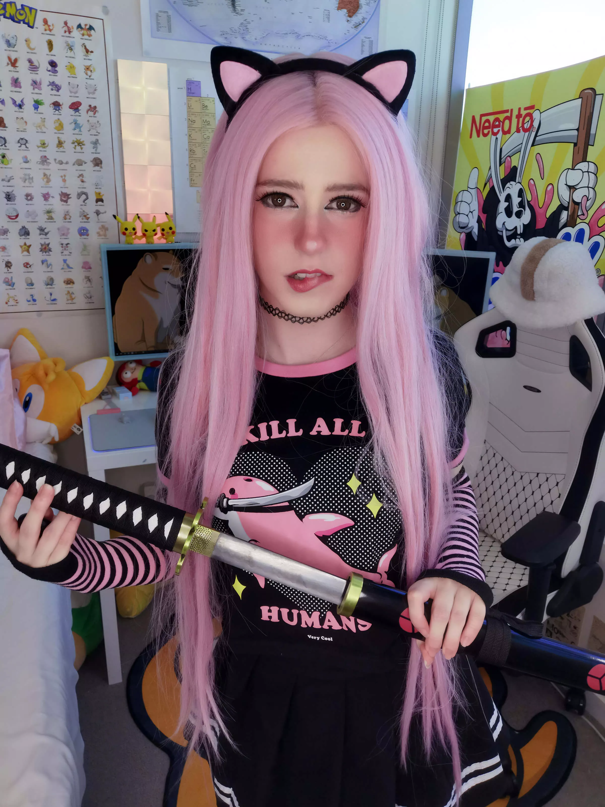 watch out for this catgirl ðŸ± ðŸˆðŸ’– posted by lilfakegamer