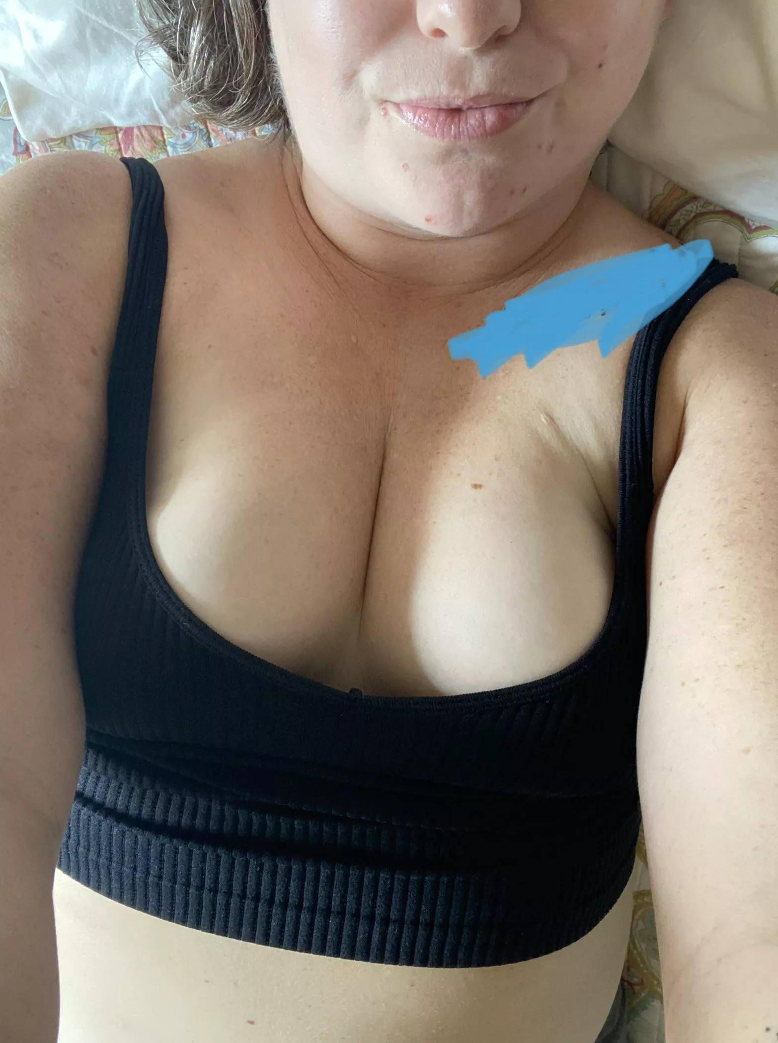 Wearing a mask all day ruining my skin. Could use a good facial~34 posted by hotwife3013