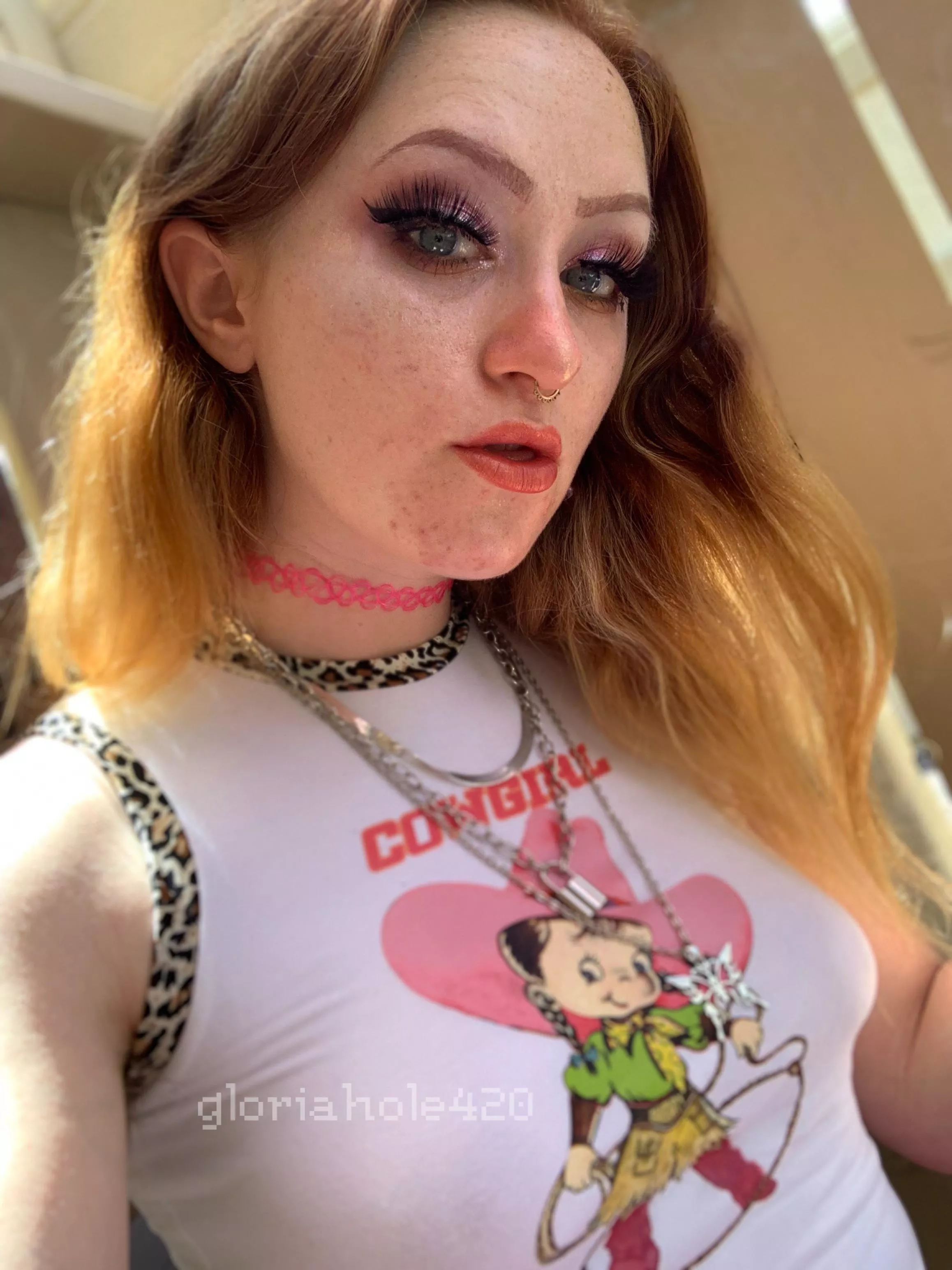 wearing fake eyelashes for the first time in foreverrrr ðŸ¤  posted by gloriahole420