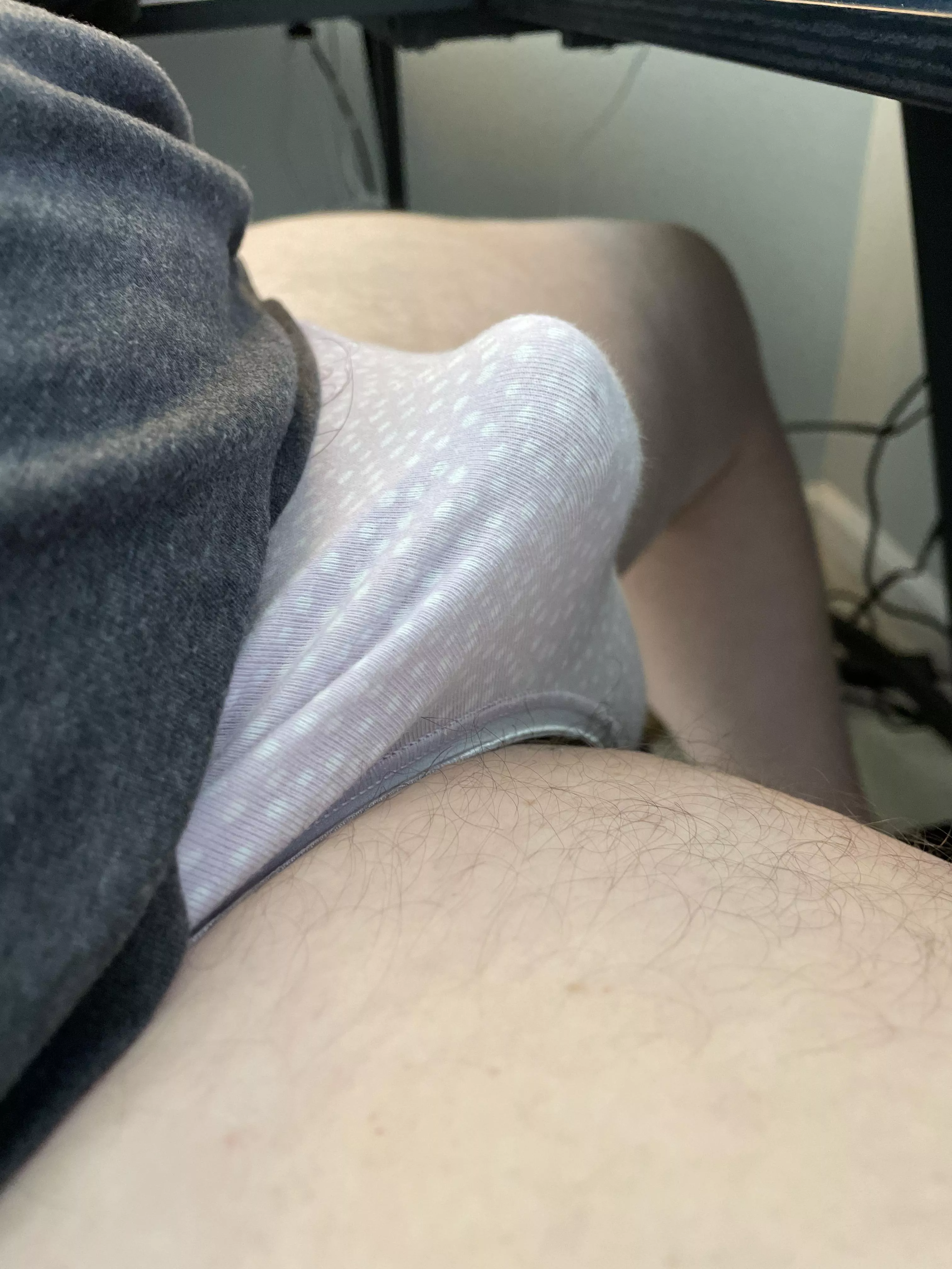 Wearing the wife’s panties while on zoom posted by throwaway2020010101