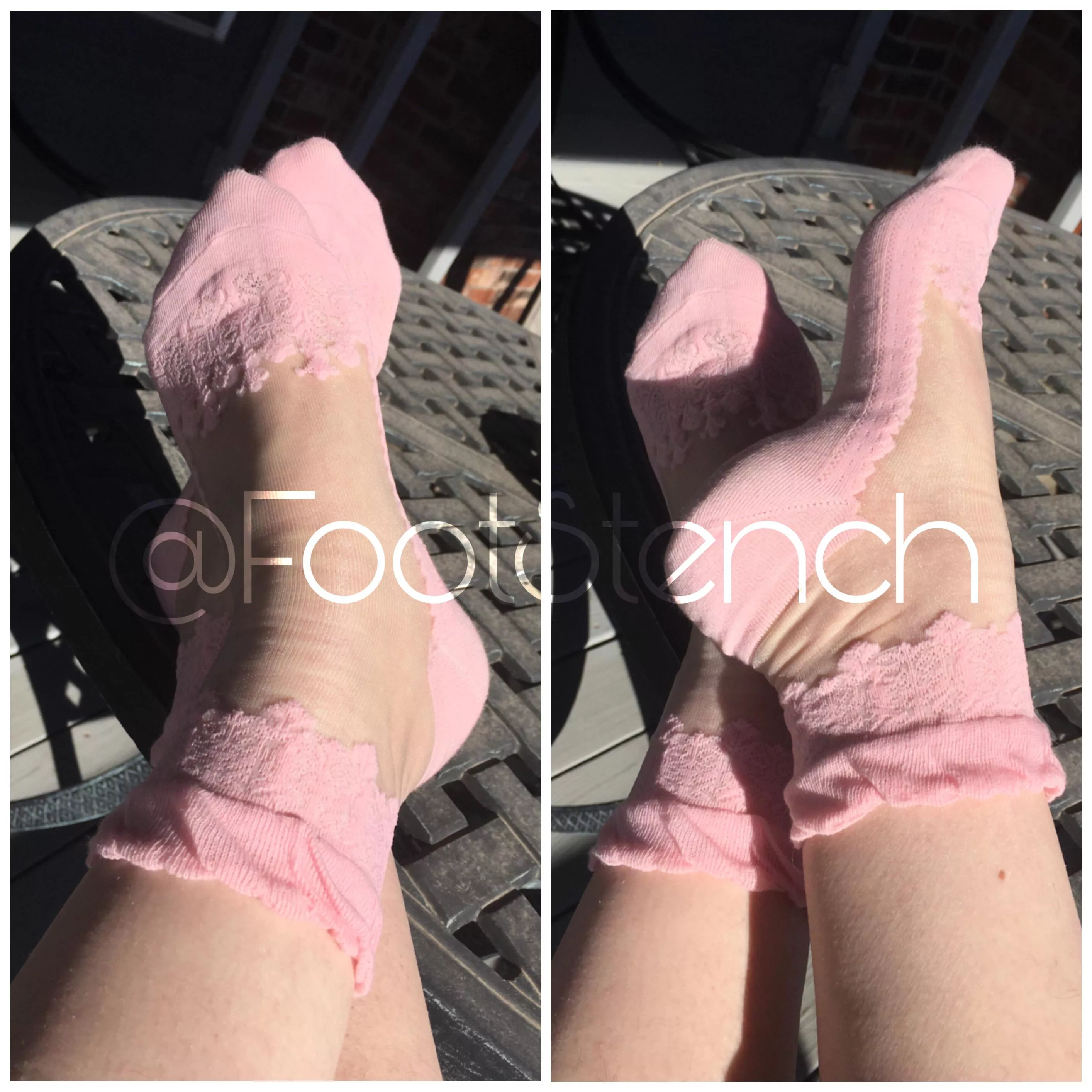 Wearing these for 2 weeks 😍 posted by FootStenchQueenie