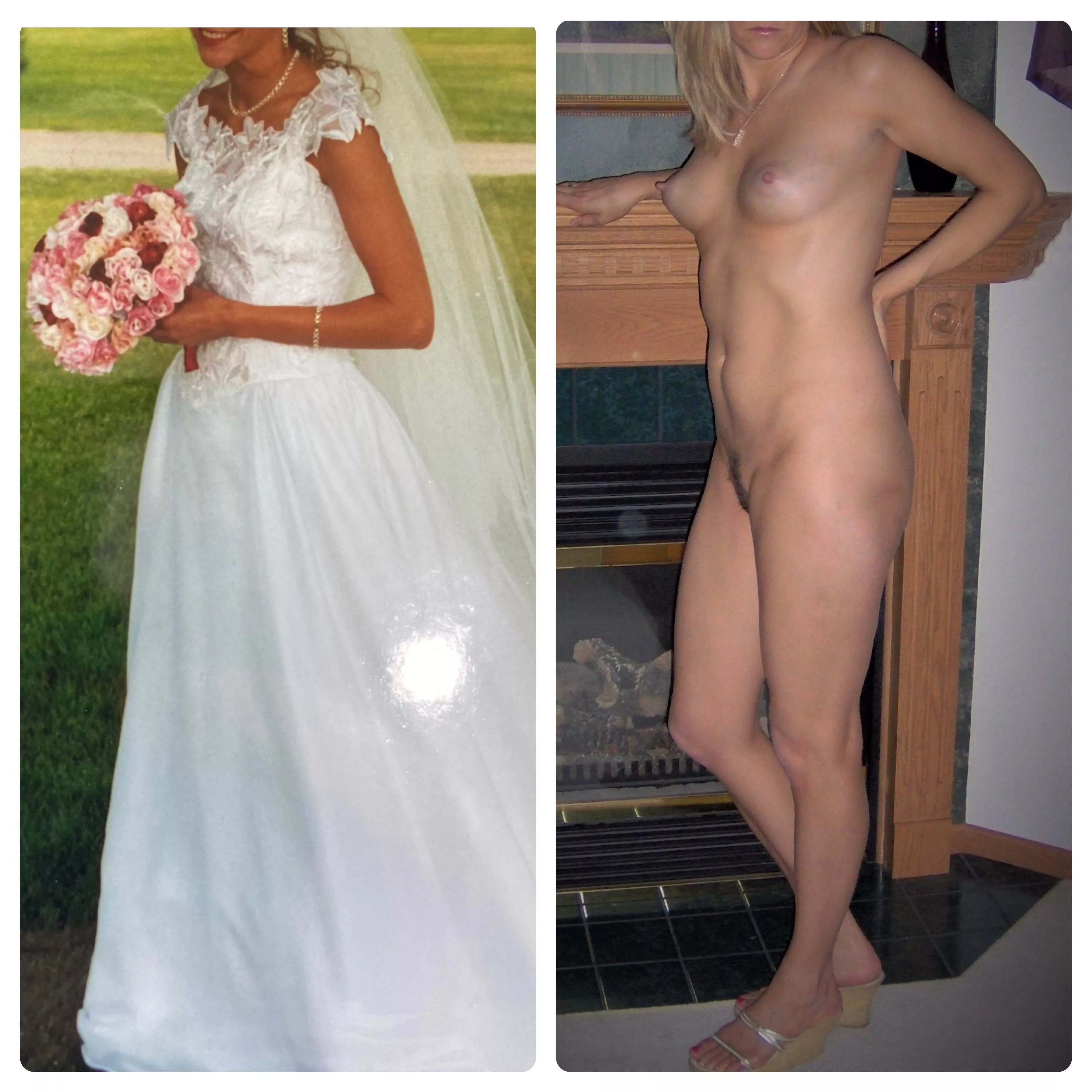 Wedding Day On/Off posted by WifePics1969