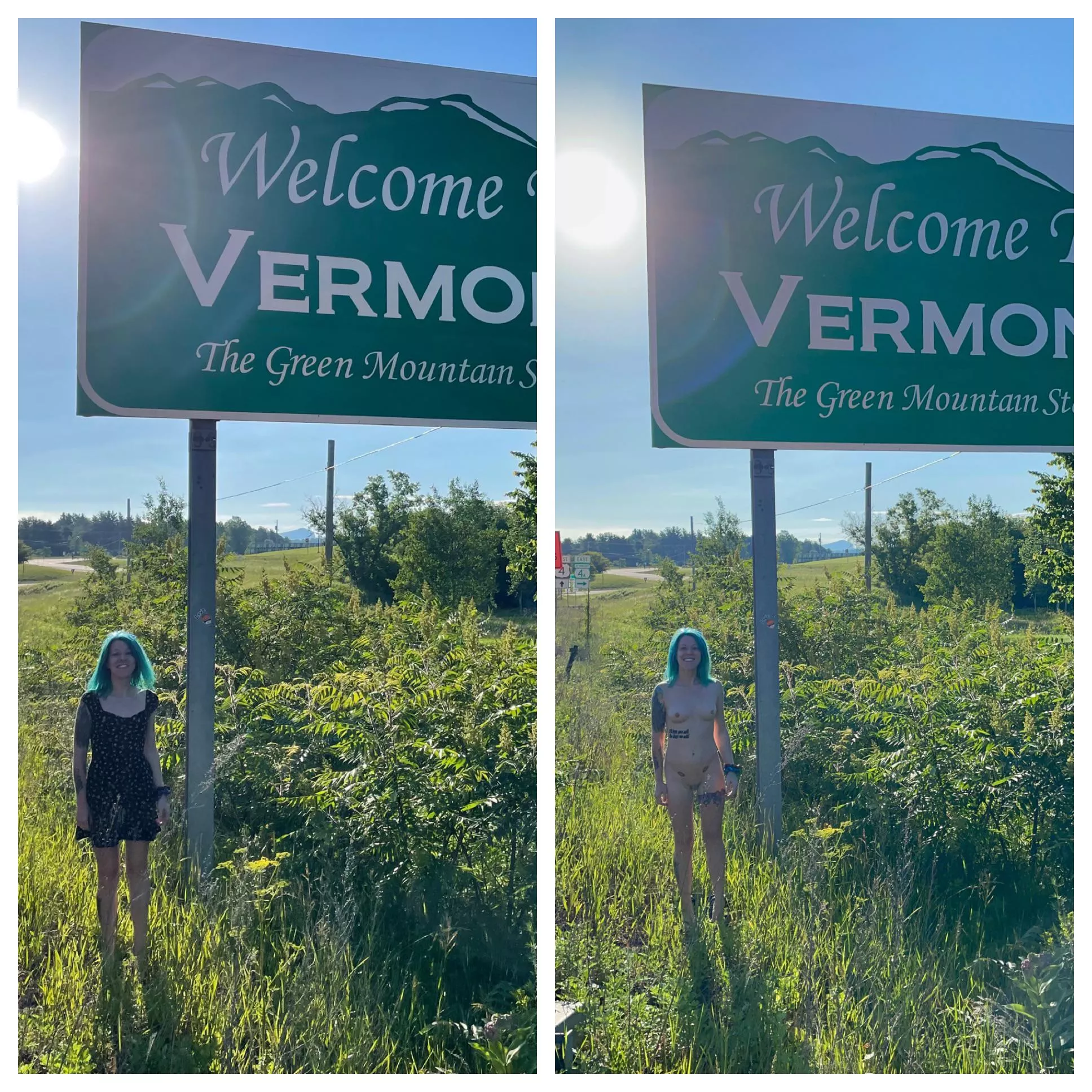 Welcome to Vermont 😜 posted by lilglitterbitch