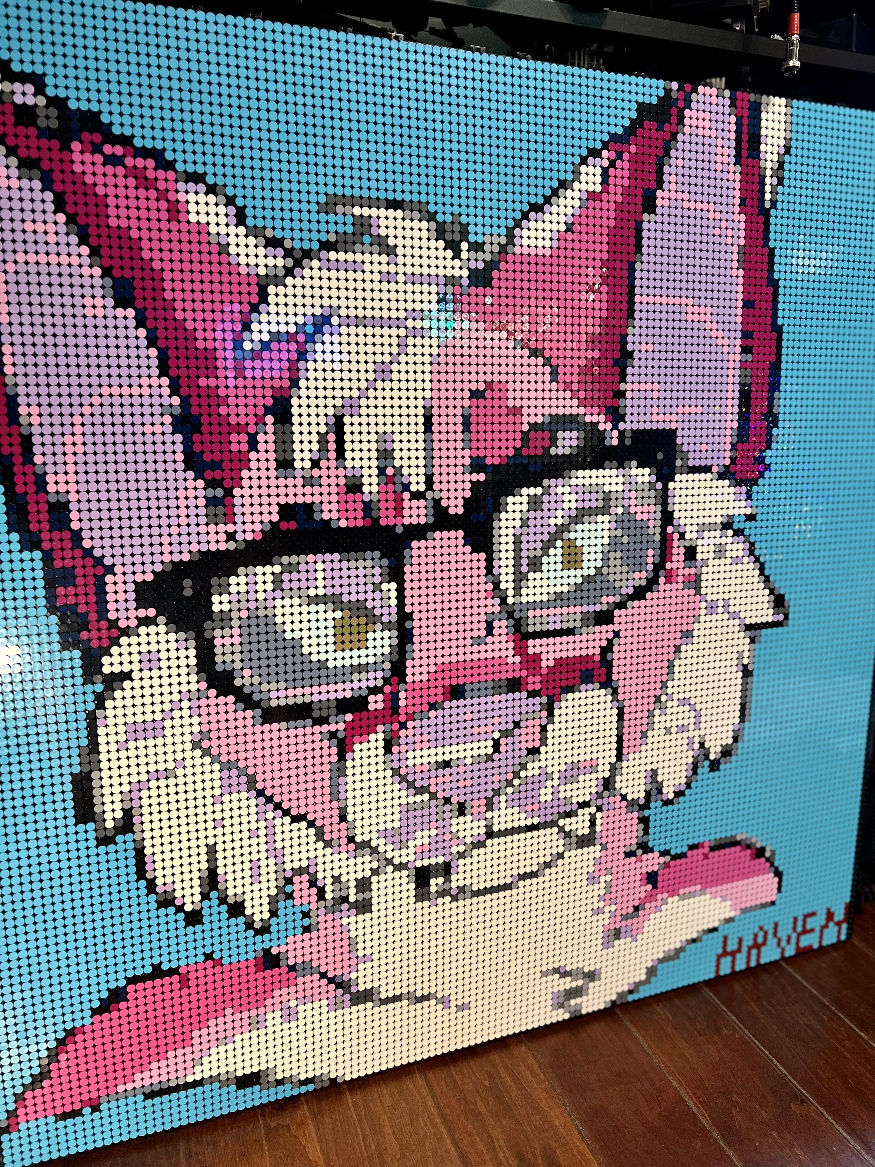 Well here it is! My completed version of my Lego mosaic of my fursona Haven! It has around 16k parts posted by TheLastNinja65