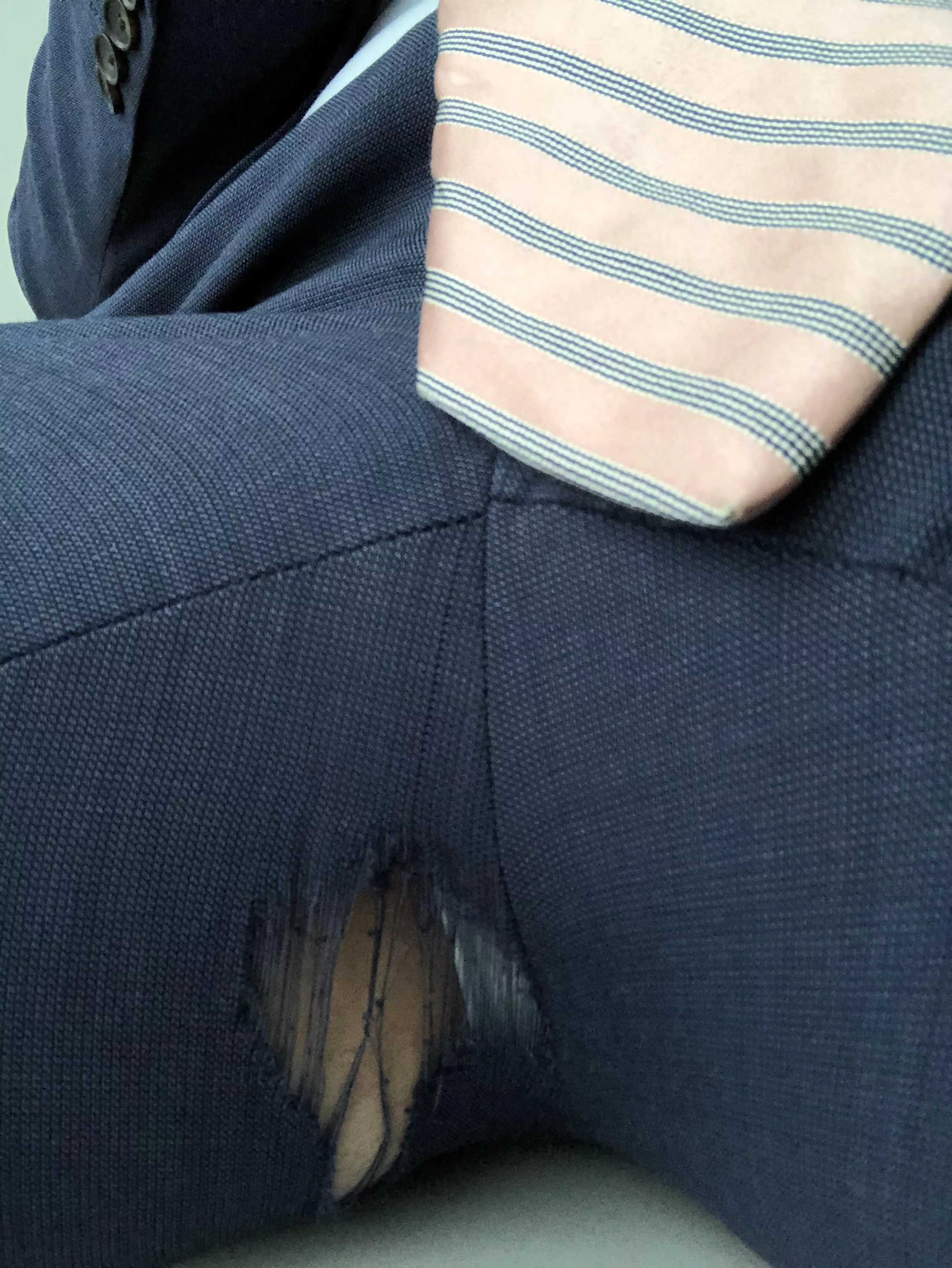 Well, I hope you’ve all had a better Monday than me. It turns out I’ve had a hole in my suit trousers that looks to have been there a while (41.) posted by rws01