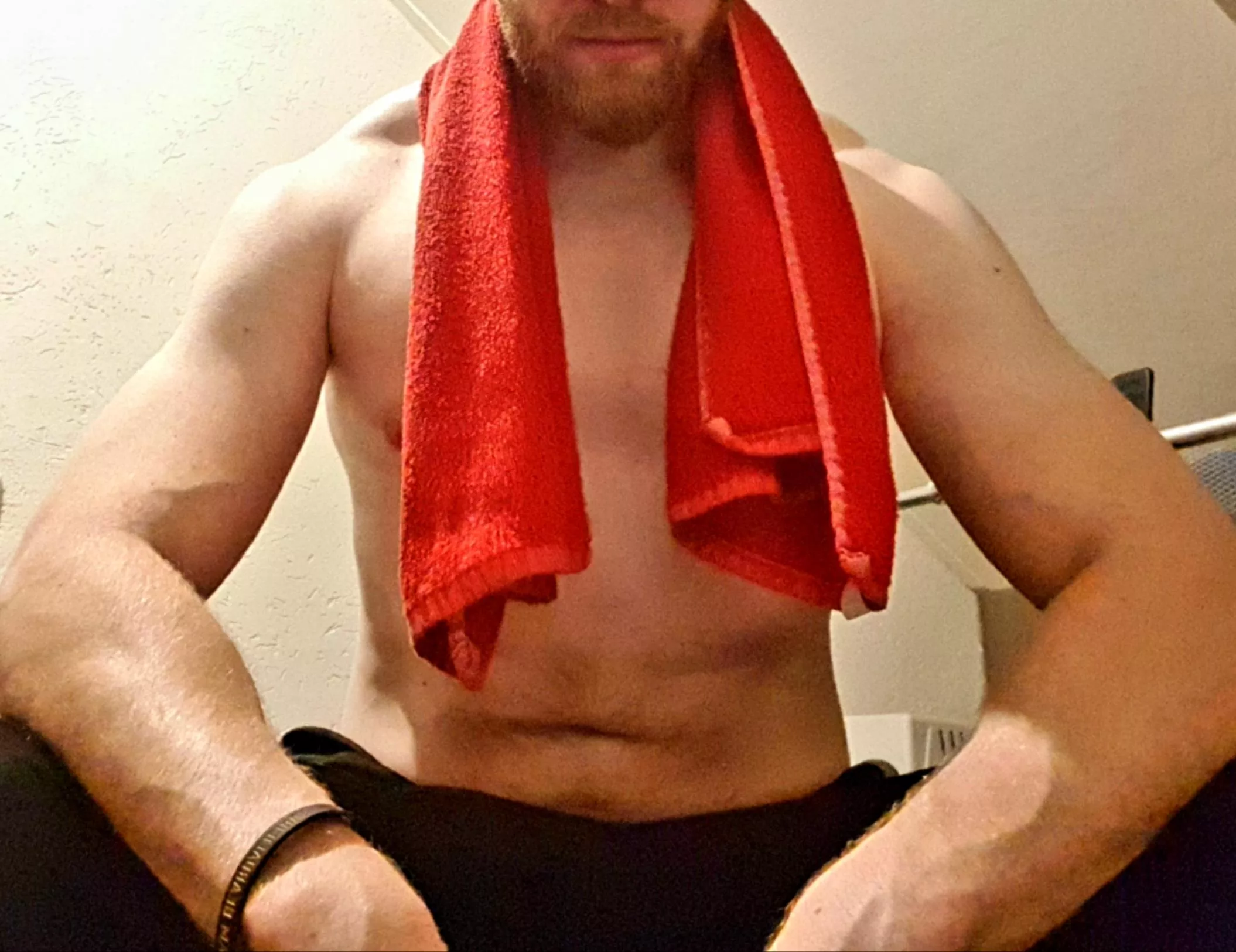 Well, I'[m] beat. Worked out harder than last time. What a way to start the weekend 💪 posted by heroic-desires