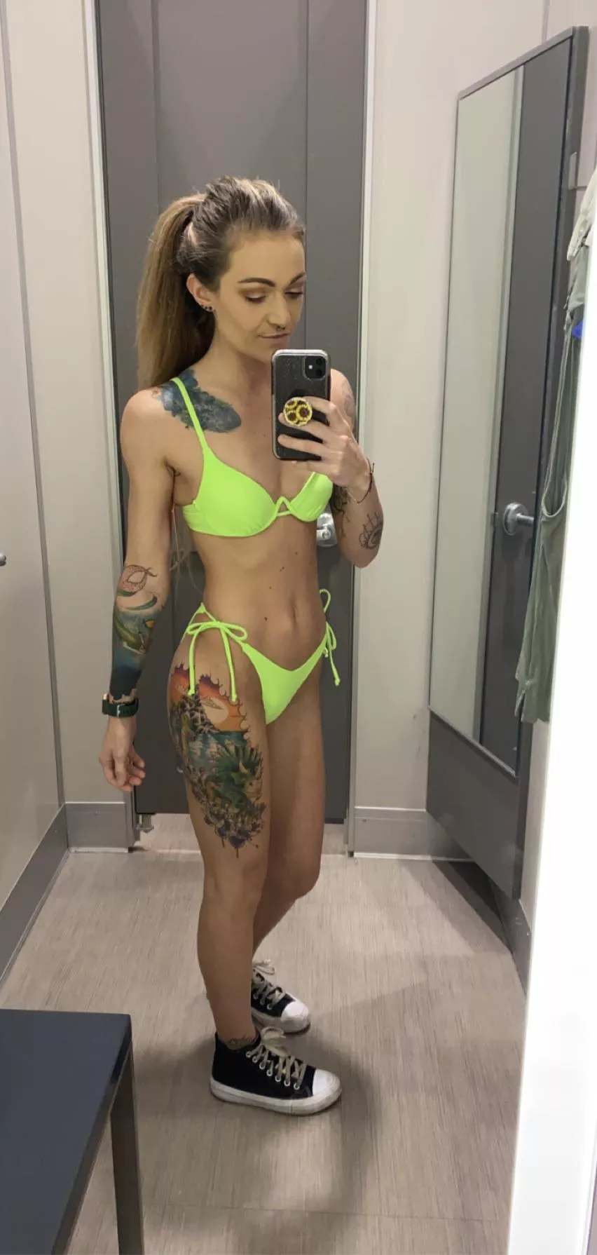 Went bikini shopping the other day. This was my favorite💚 posted by KylieKayy95