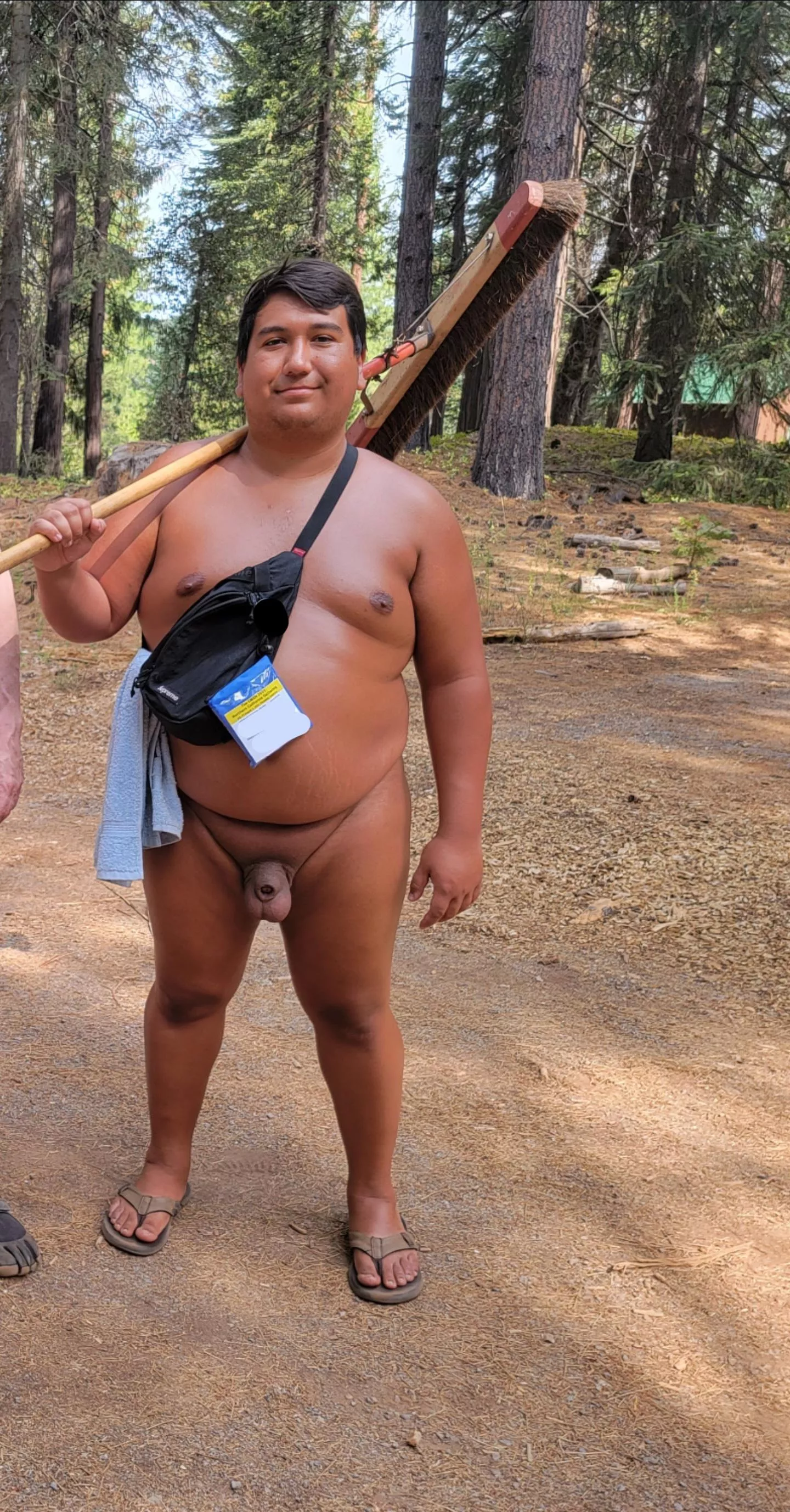 Went nudist camping a couple of months ago. posted by chubby_nudist