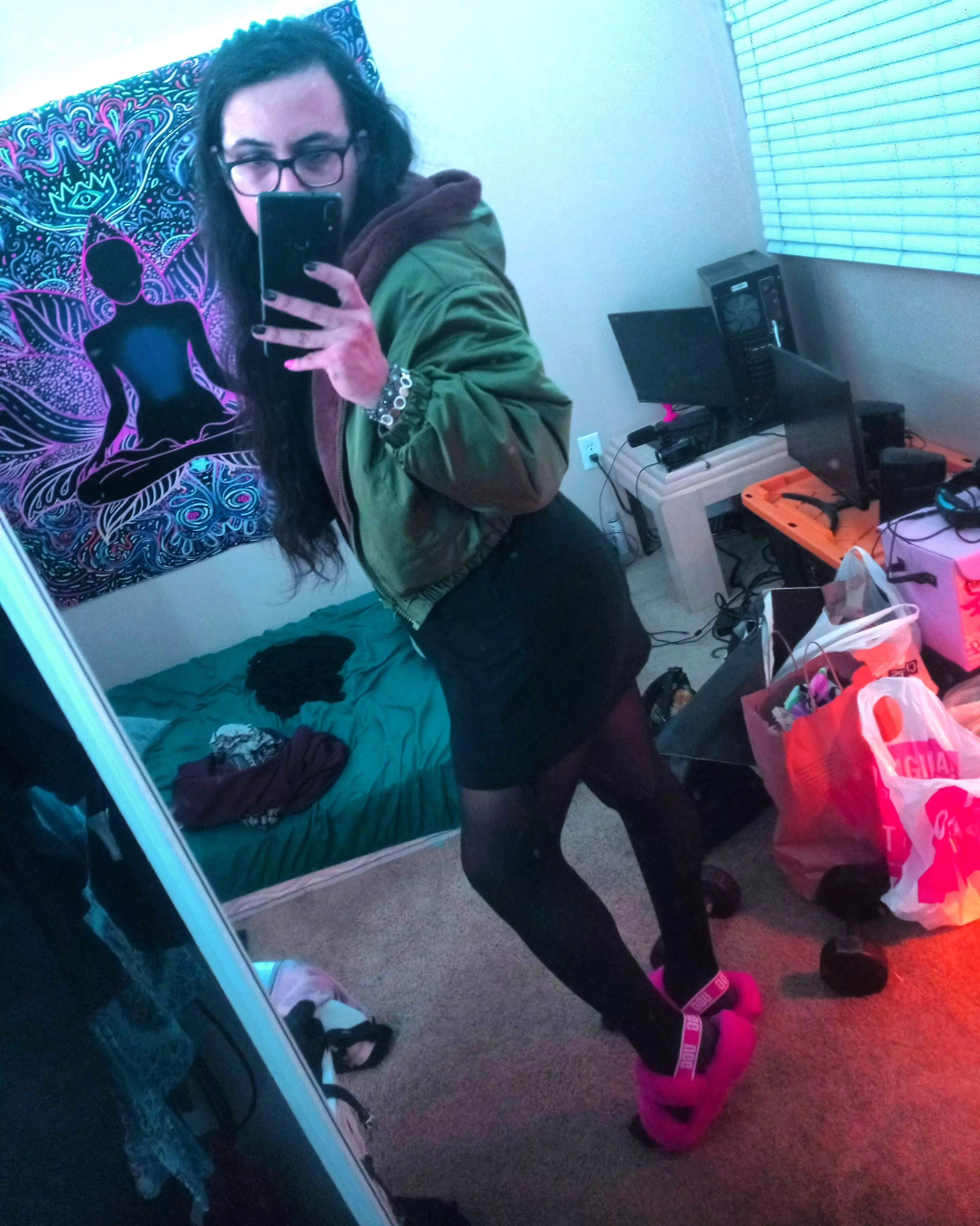 Went shopping today, messy room but my money straight! Femboygang! posted by Illustrator-Relevant