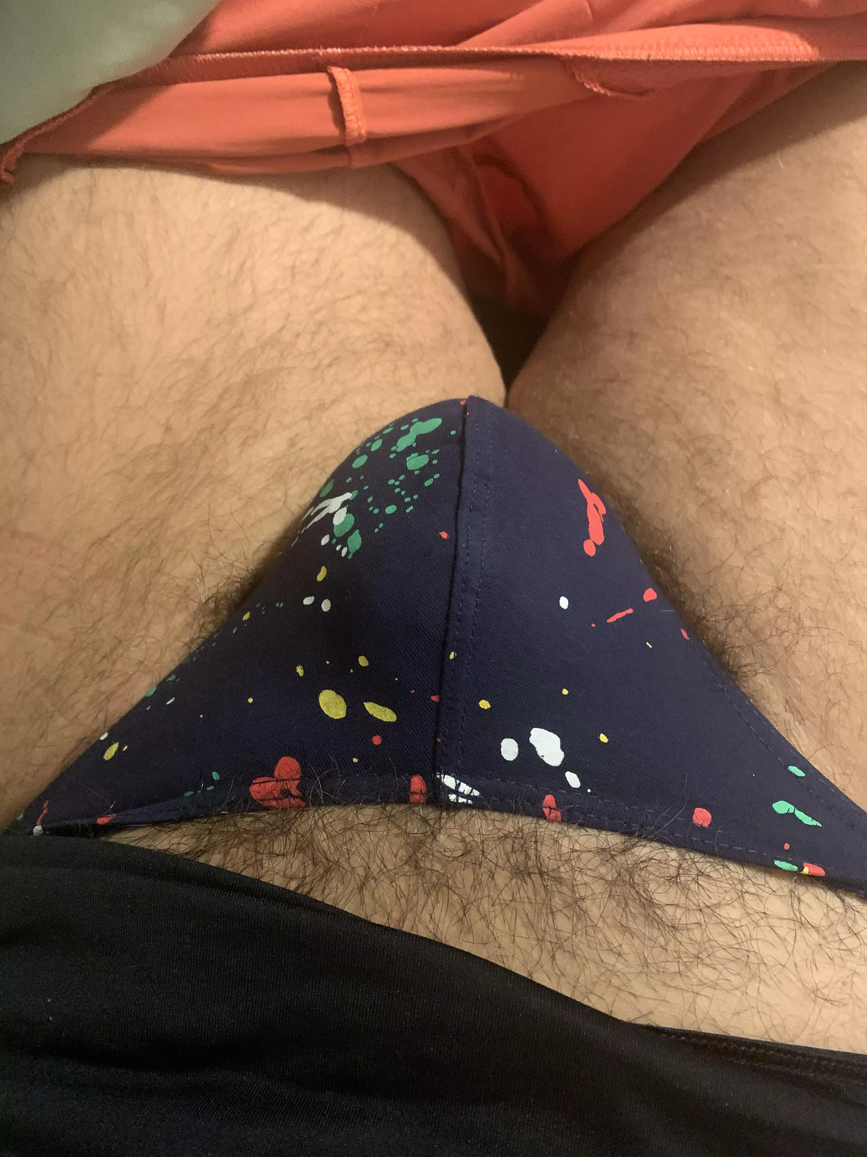 Went tanning earlier and didnâ€™t take a shower yet. Looked at my bulge after a nap and now Iâ€™m horny. posted by EstimatedPuppet