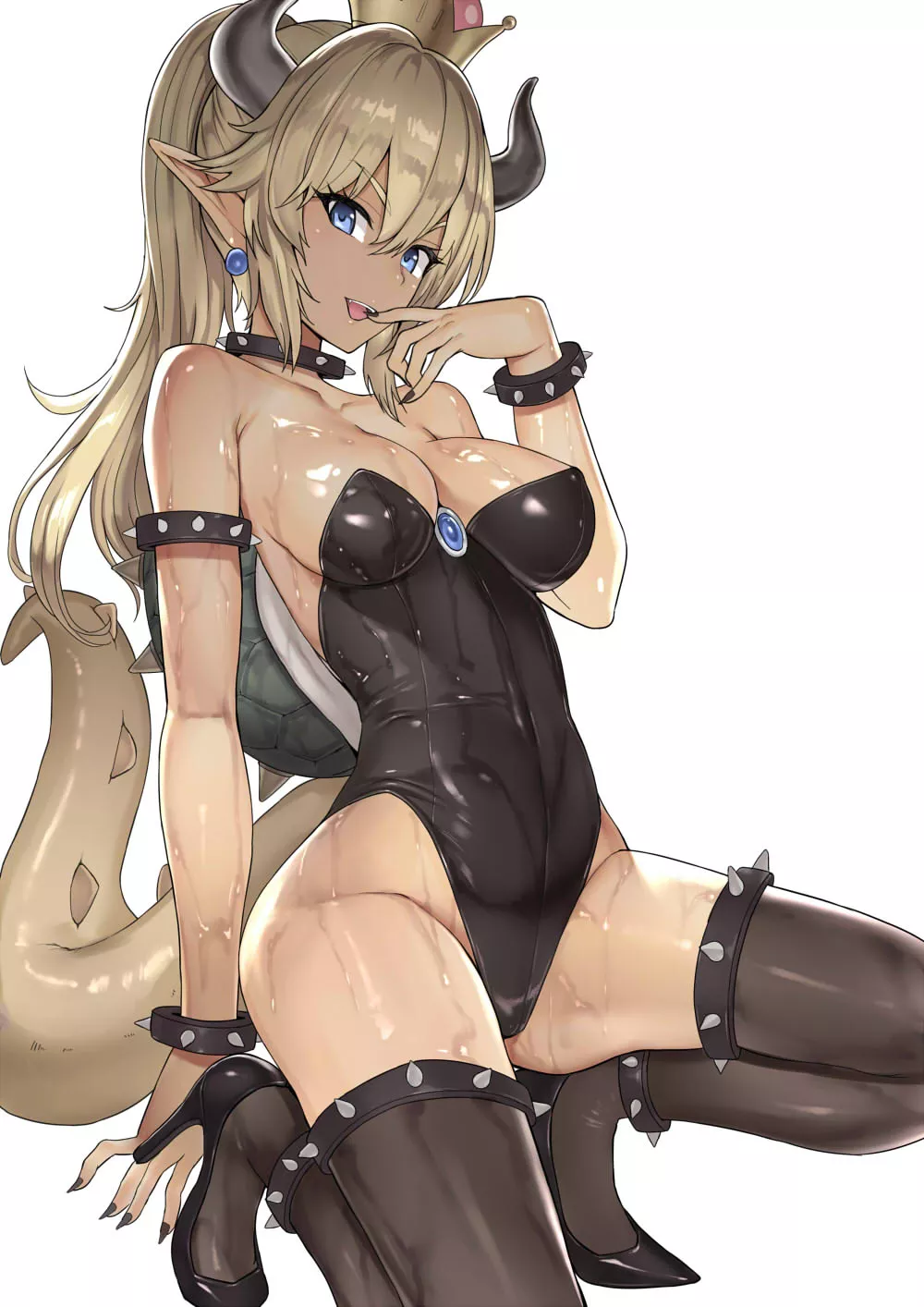 Wet Bowsette (Hakaba) [Mario] posted by sequence_string