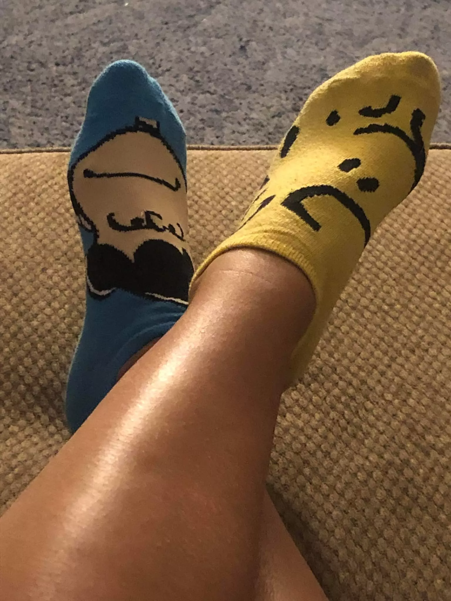 What do you think of my girlfriends peanut theme anklesocks? posted by wishfulthinkin000