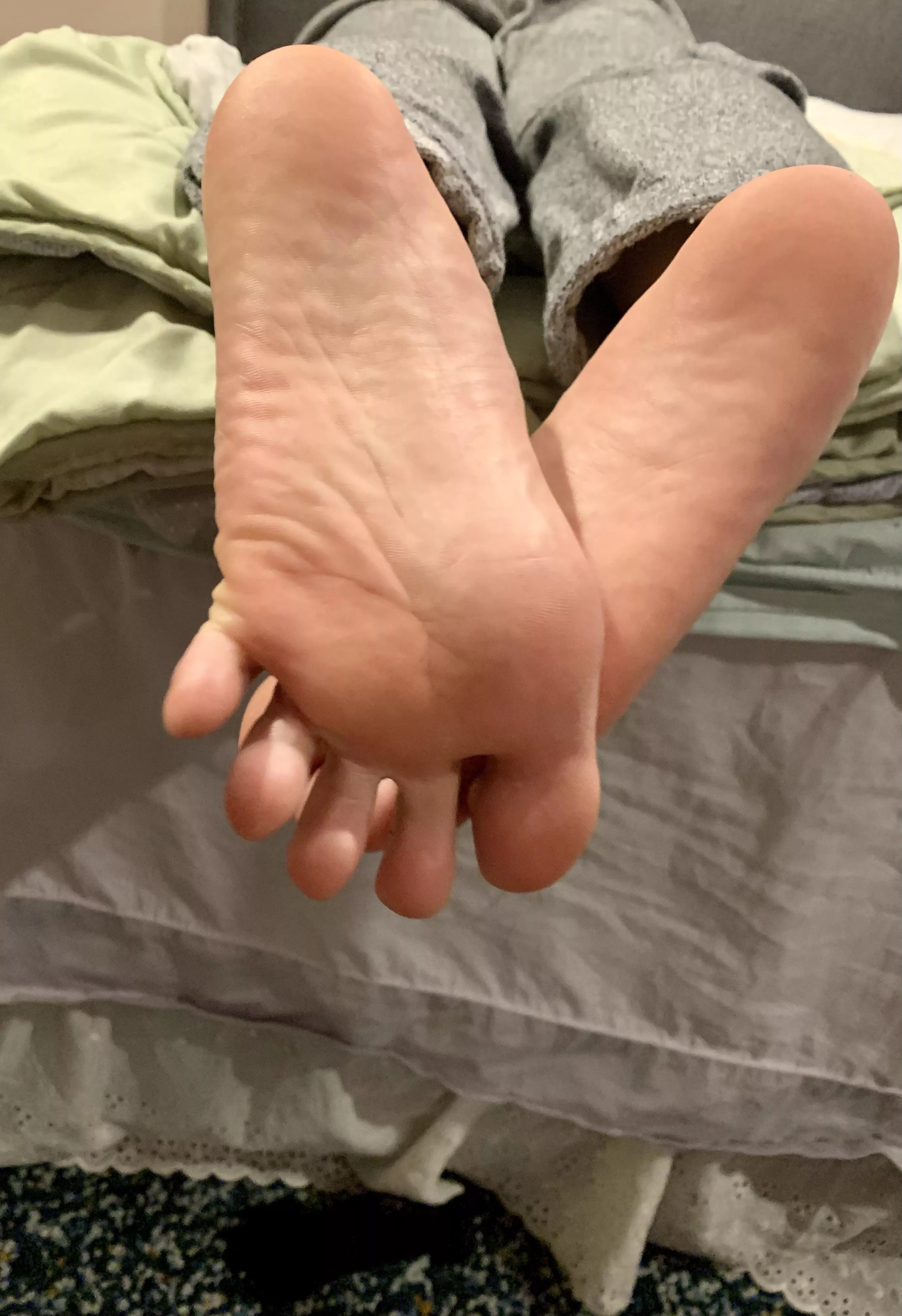 What do you think of my soles ☺️💕 posted by 3Girlswithpiggies