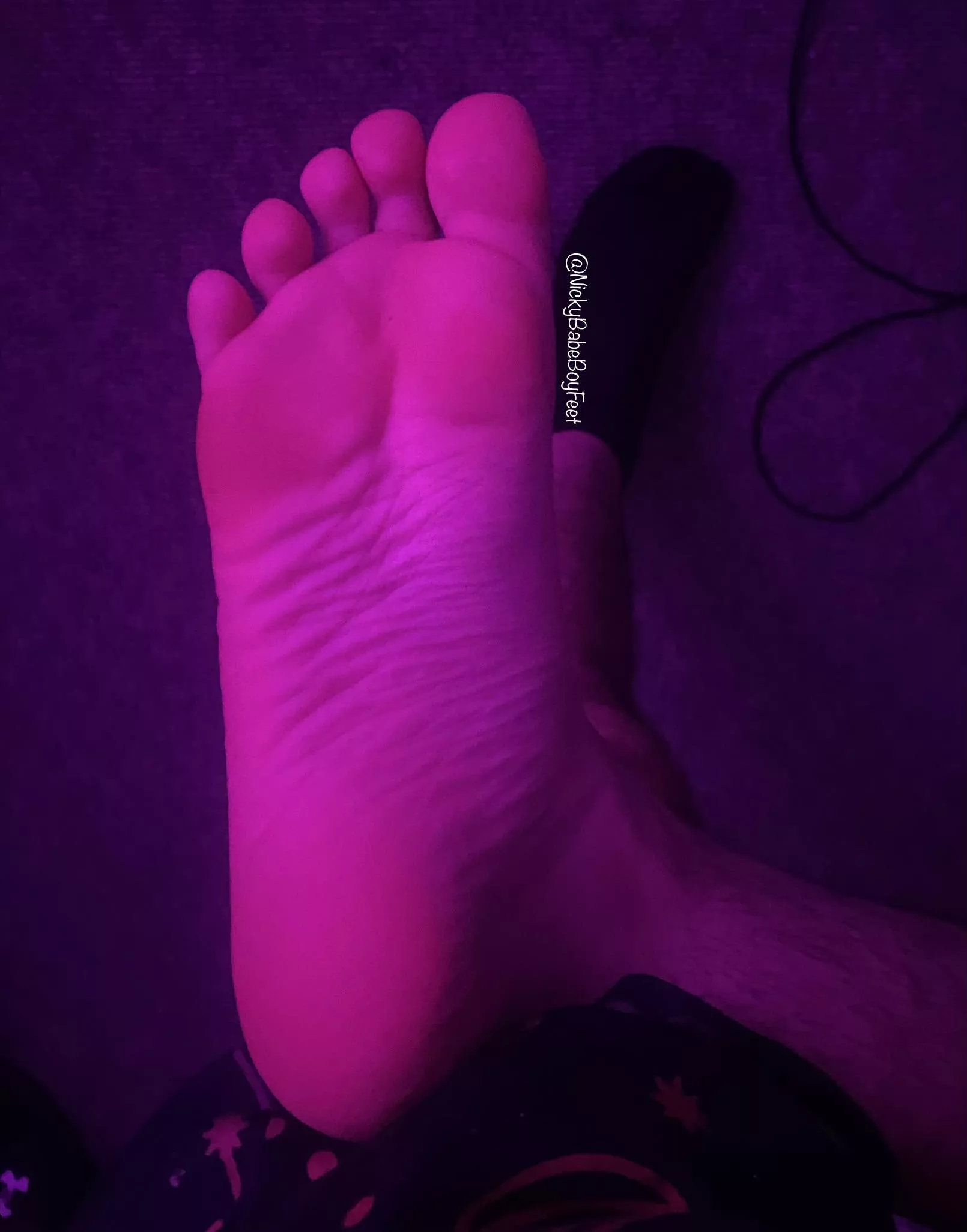 What do you want to do to my soft soles? 👣👣 DM me and tell me posted by NickyBabeBoyFeet