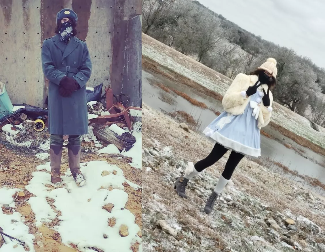 What I wore to stay warm last winter storm vs this one. posted by RedditAltsZUN