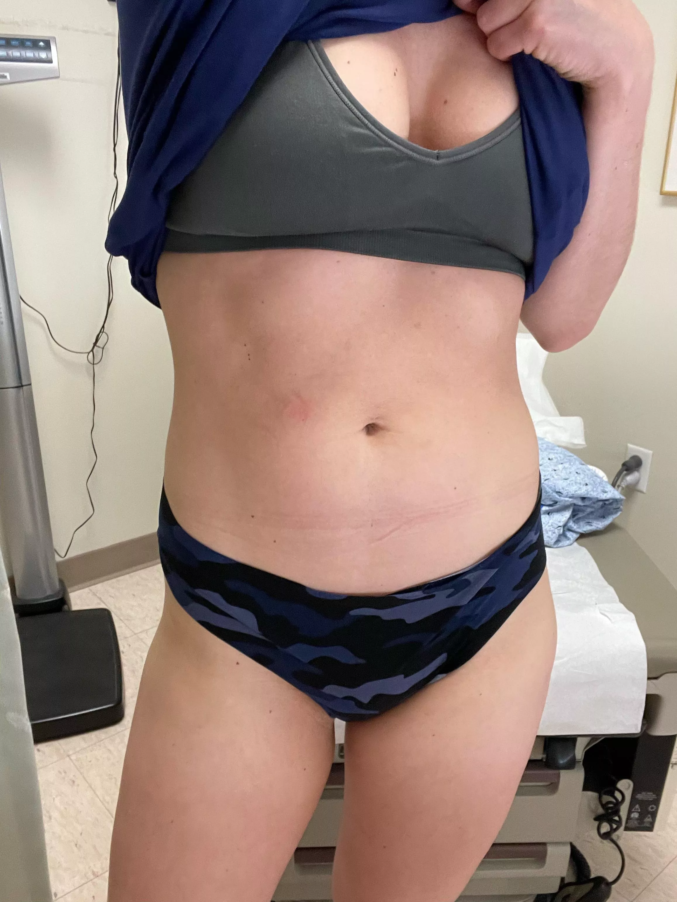 What if you walked into your exam room and found your nurse waiting for you like this? [F] posted by nursejennastar77