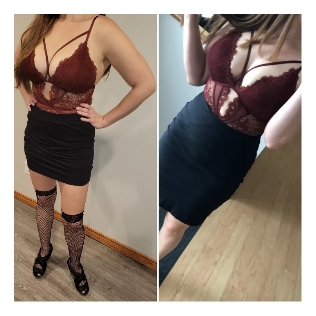 What skirt looks better posted by canadianfuntime