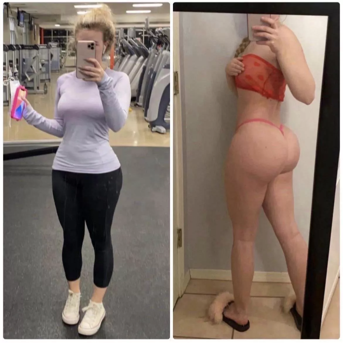 What the gym sees vs what Reddit sees [f] posted by realprettyangel