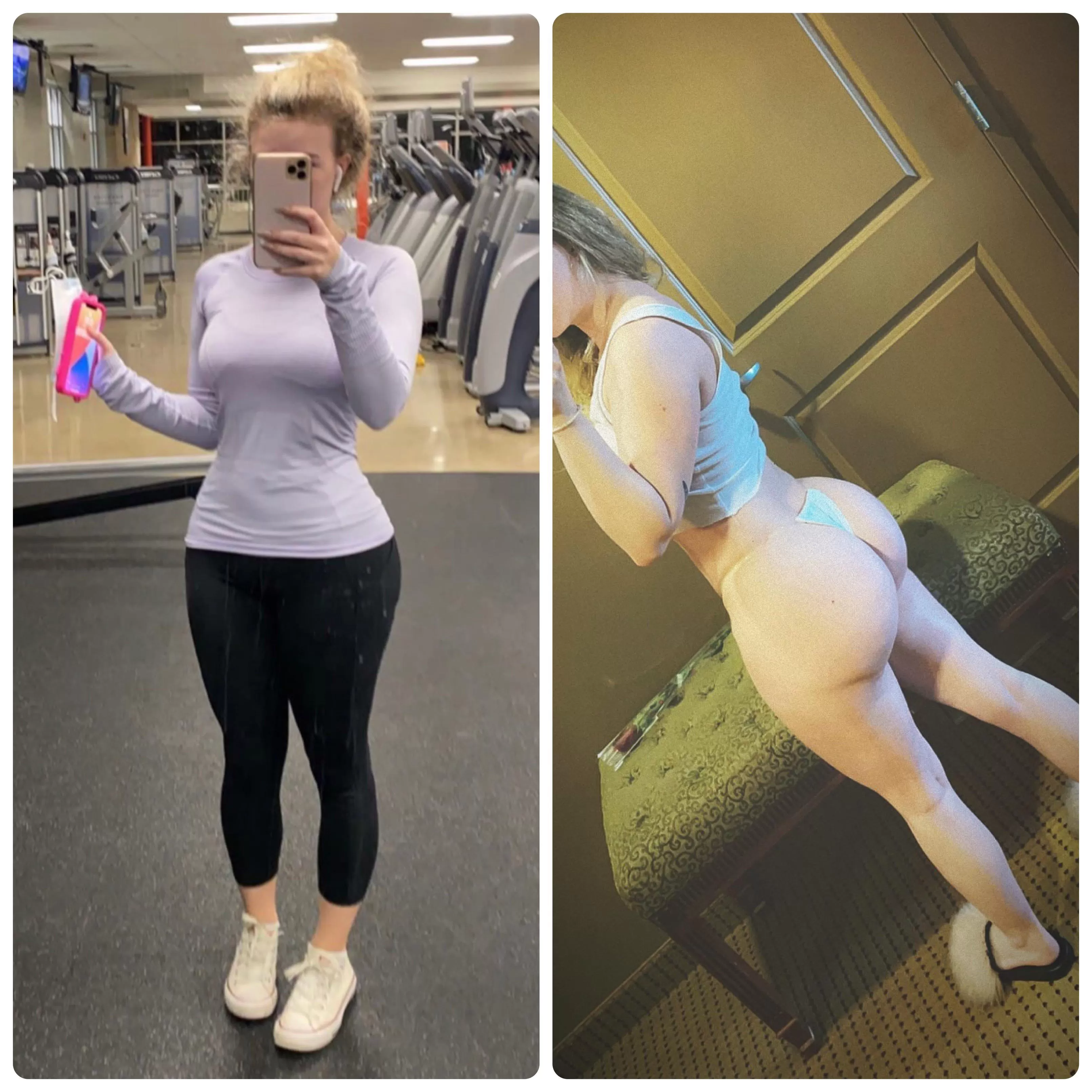 what the gym sees vs what Reddit sees posted by realprettyangel