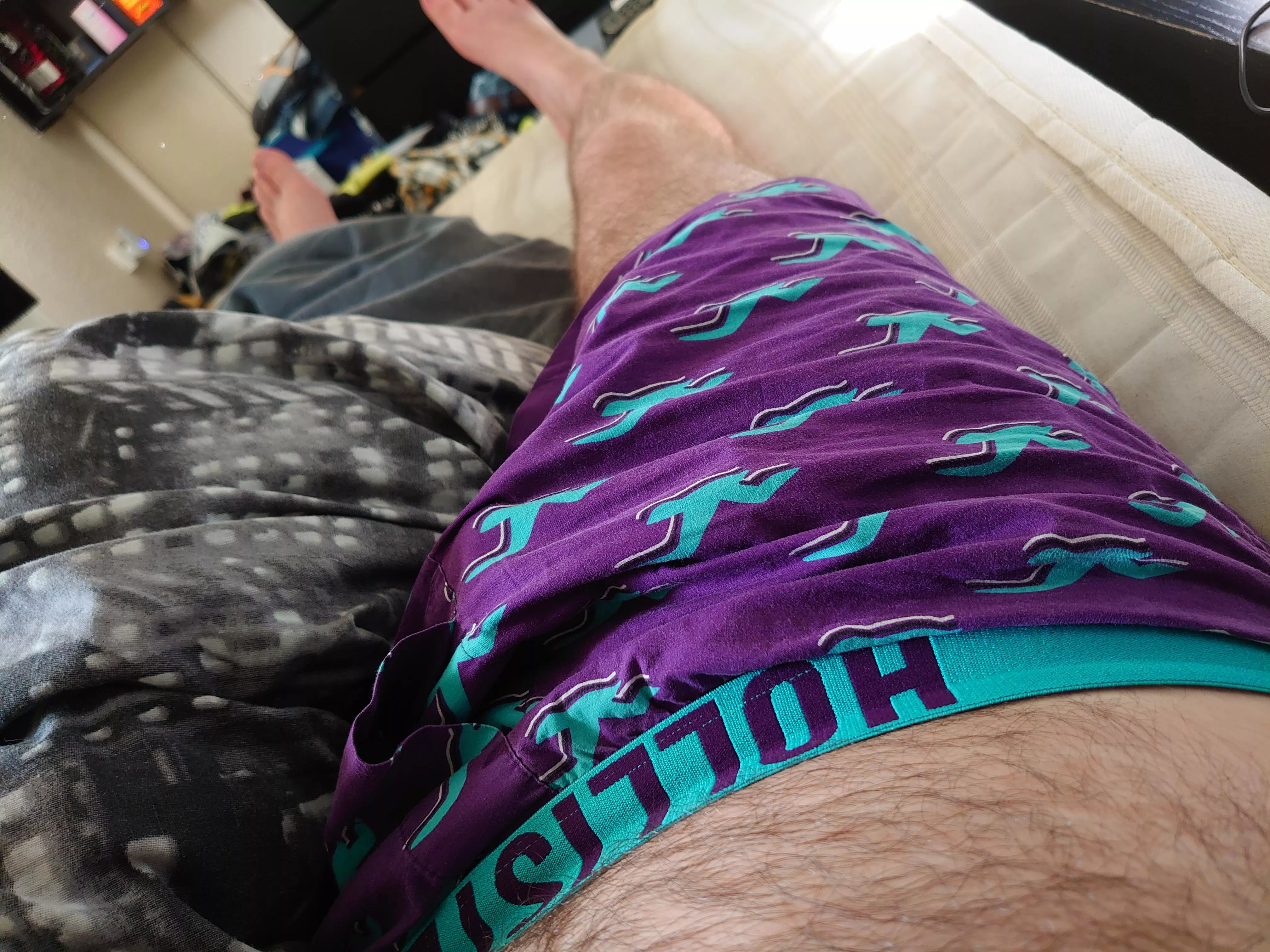 What we wearing today lads? I'm in purple Hollister posted by ProfessionalNo4166