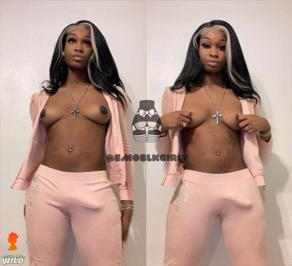 what would you do if you saw this big bulge in my pants? posted by emoblkgirly