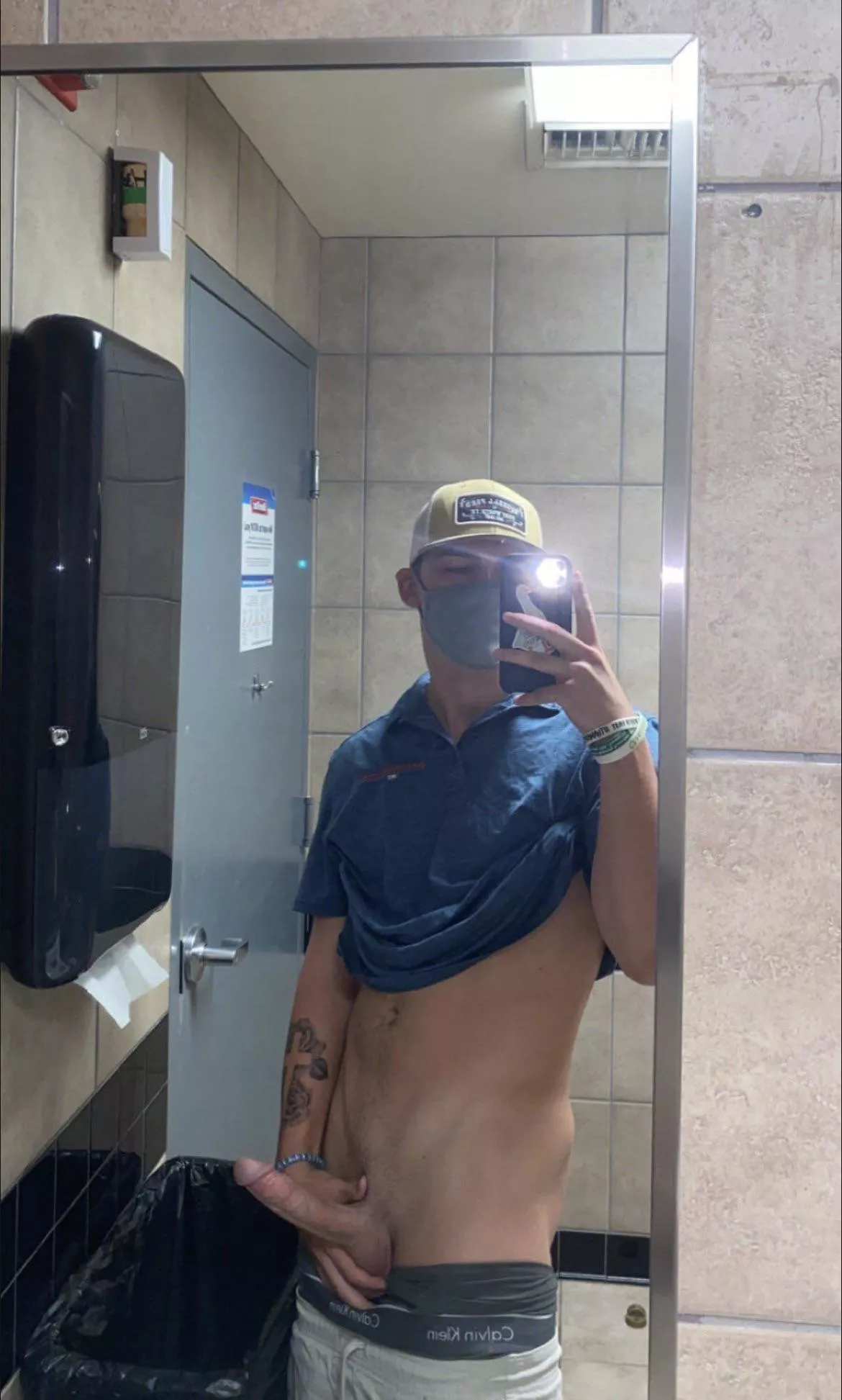 What would you do if you walked in the bathroom and I was dressed like this? posted by thatonestud3