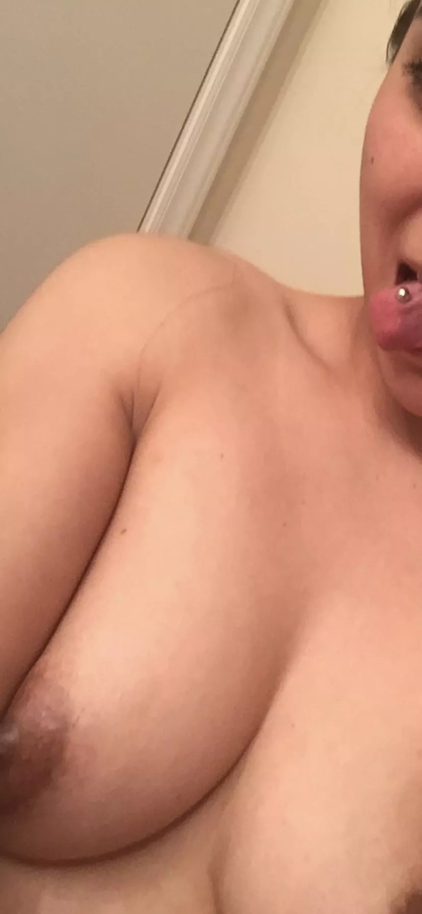 What you like better my tongue or my tities? posted by Leon93wild